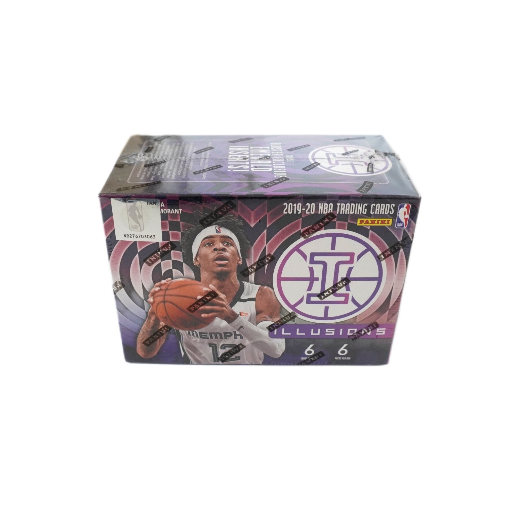 Panini Illusions Basketball NBA Blaster Box 2019/20 linke Seite – NBA Trading Cards mit Zion Williamson, Ja Morant Rookie Cards, exklusive Parallels und Inserts kaufen bei Habibicards