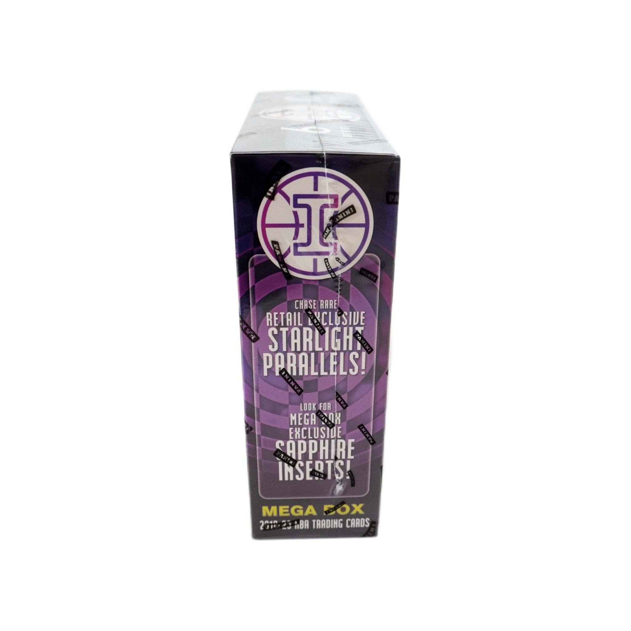 2019/20 Panini Illusions Basketball Mega Box rechte Seite – Panini Trading Cards, NBA Basketballkarten, Mega Box kaufen bei Habibicards