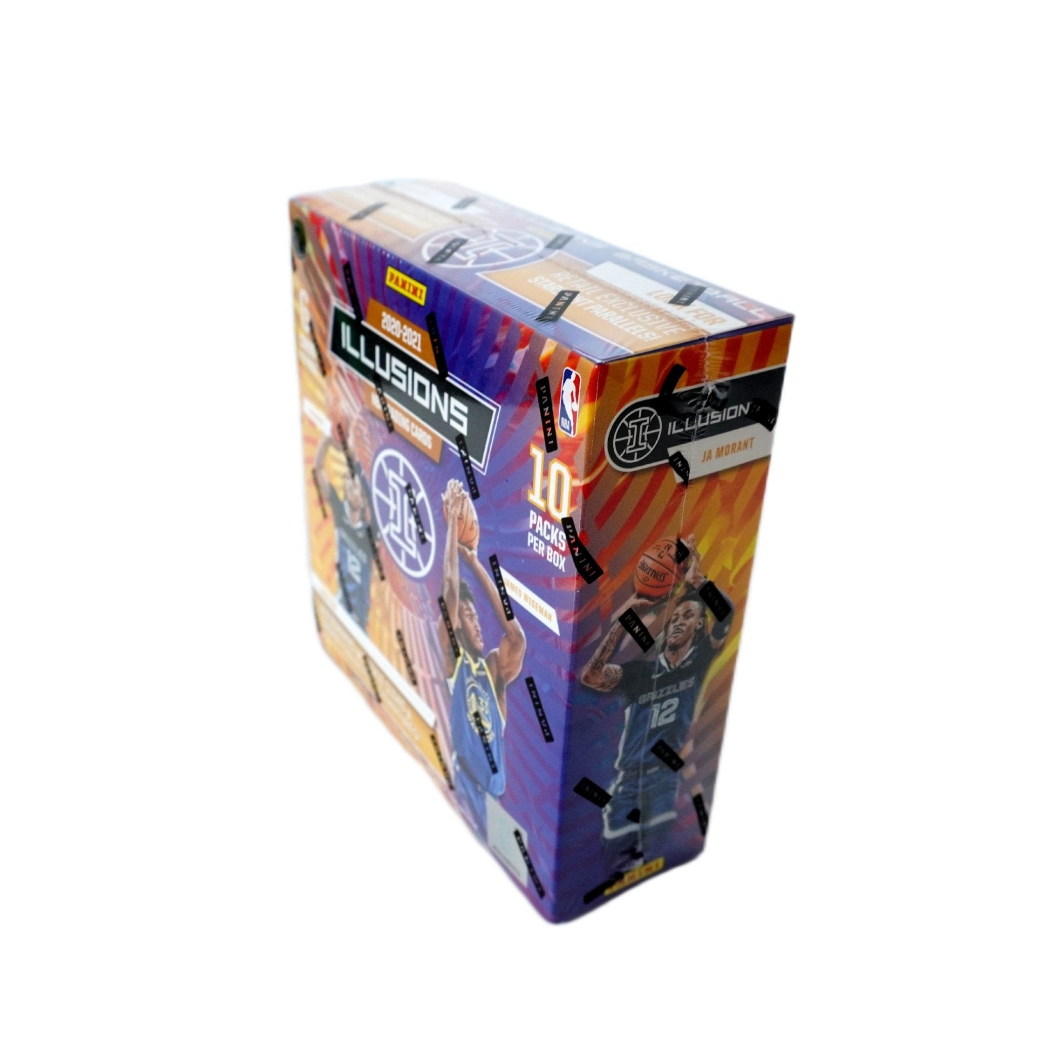 Panini Illusions Basketball NBA Mega Box 2020/21 Rückseite – Inhalt, Odds, Rookie Cards LaMelo Ball & Anthony Edwards, Inserts, Mega Box Parallels, Autogramme, Basketballkarten kaufen bei Habibicards