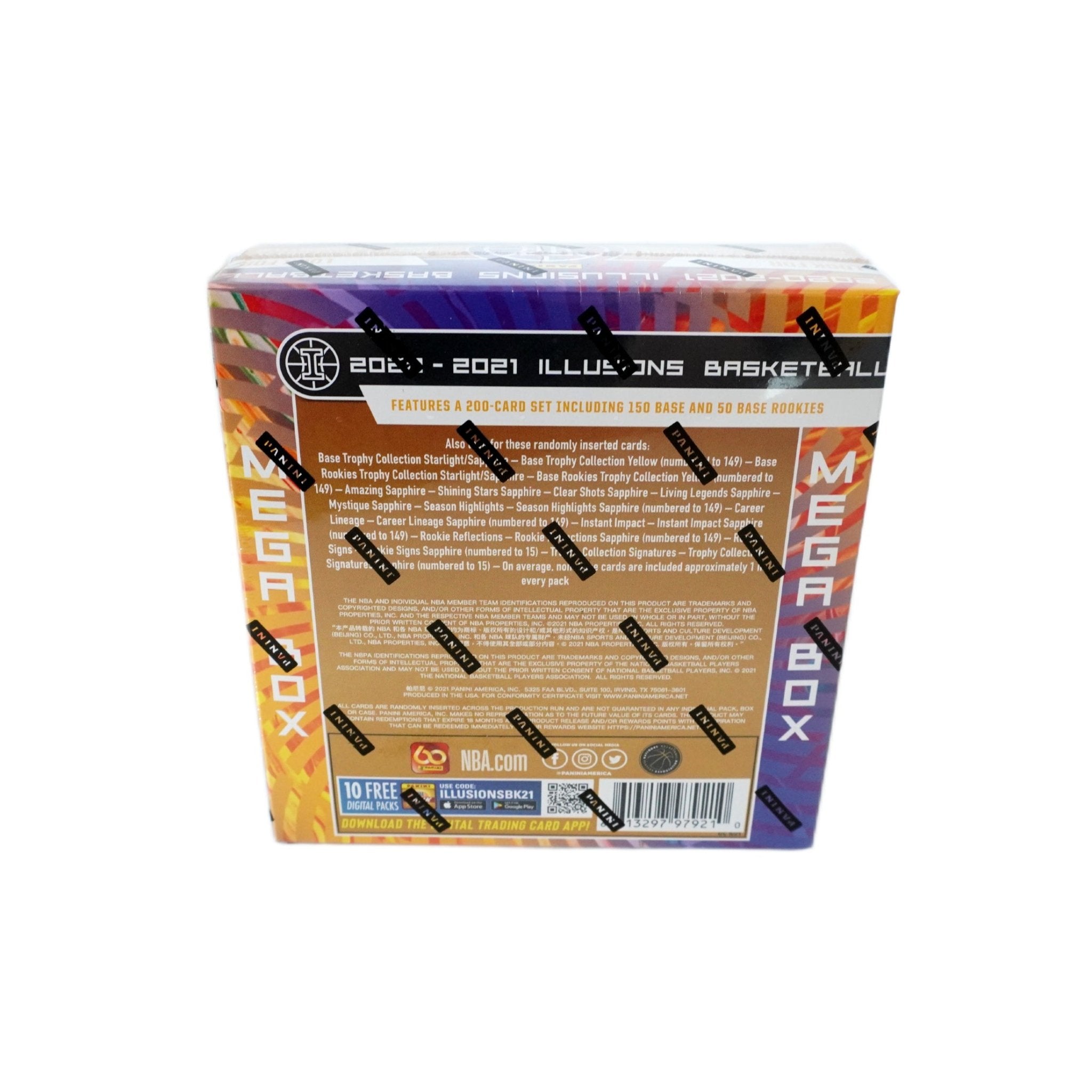 Panini Illusions Basketball NBA Mega Box 2020/21 linke Seite – NBA Trading Cards mit Rookie Cards LaMelo Ball, Anthony Edwards, exklusive Illusions Mega Box Parallels und Inserts kaufen bei Habibicards