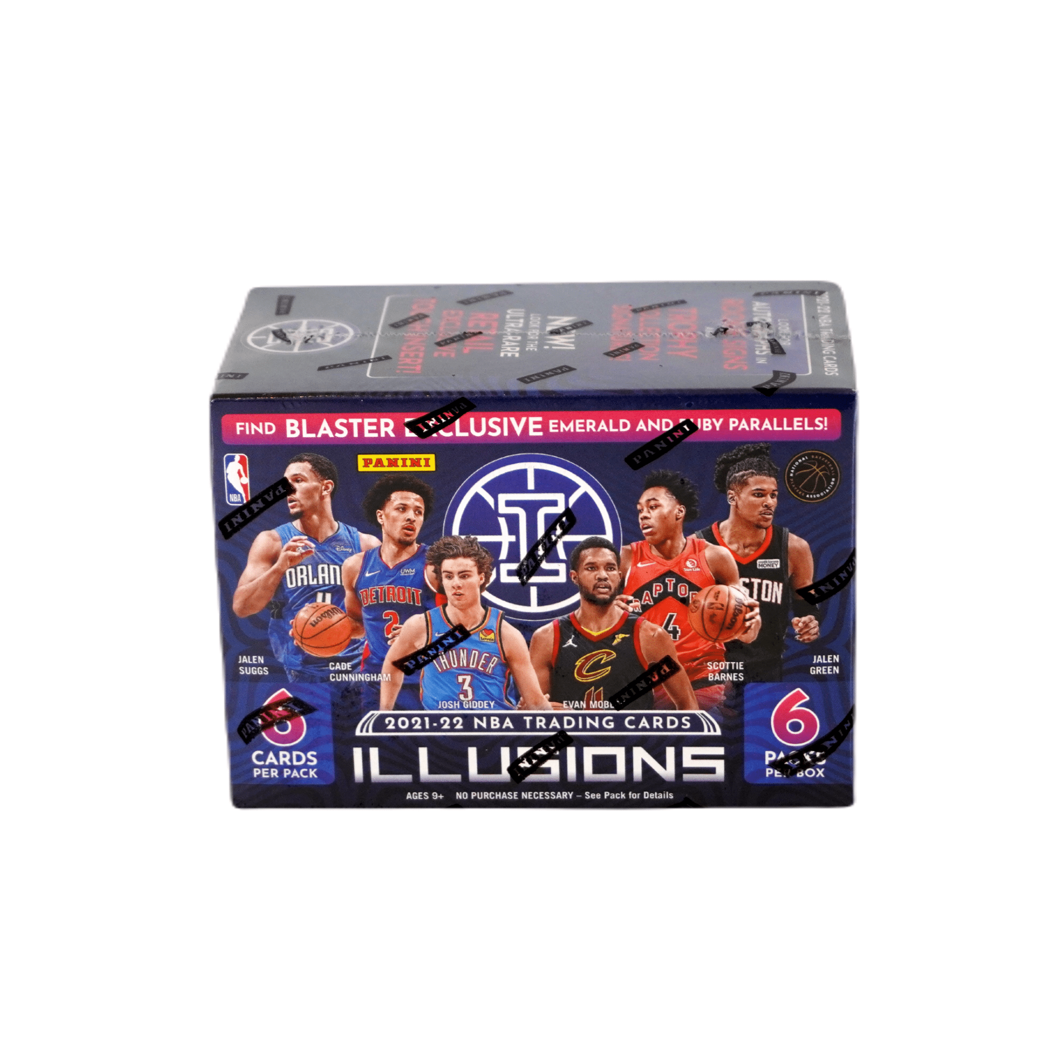 Panini Illusions Basketball NBA Blaster Box 2021/22 Vorderseite – Trading Cards kaufen, NBA Rookie Cards, Inserts, exklusive Parallels und Autogramme bei Habibicards