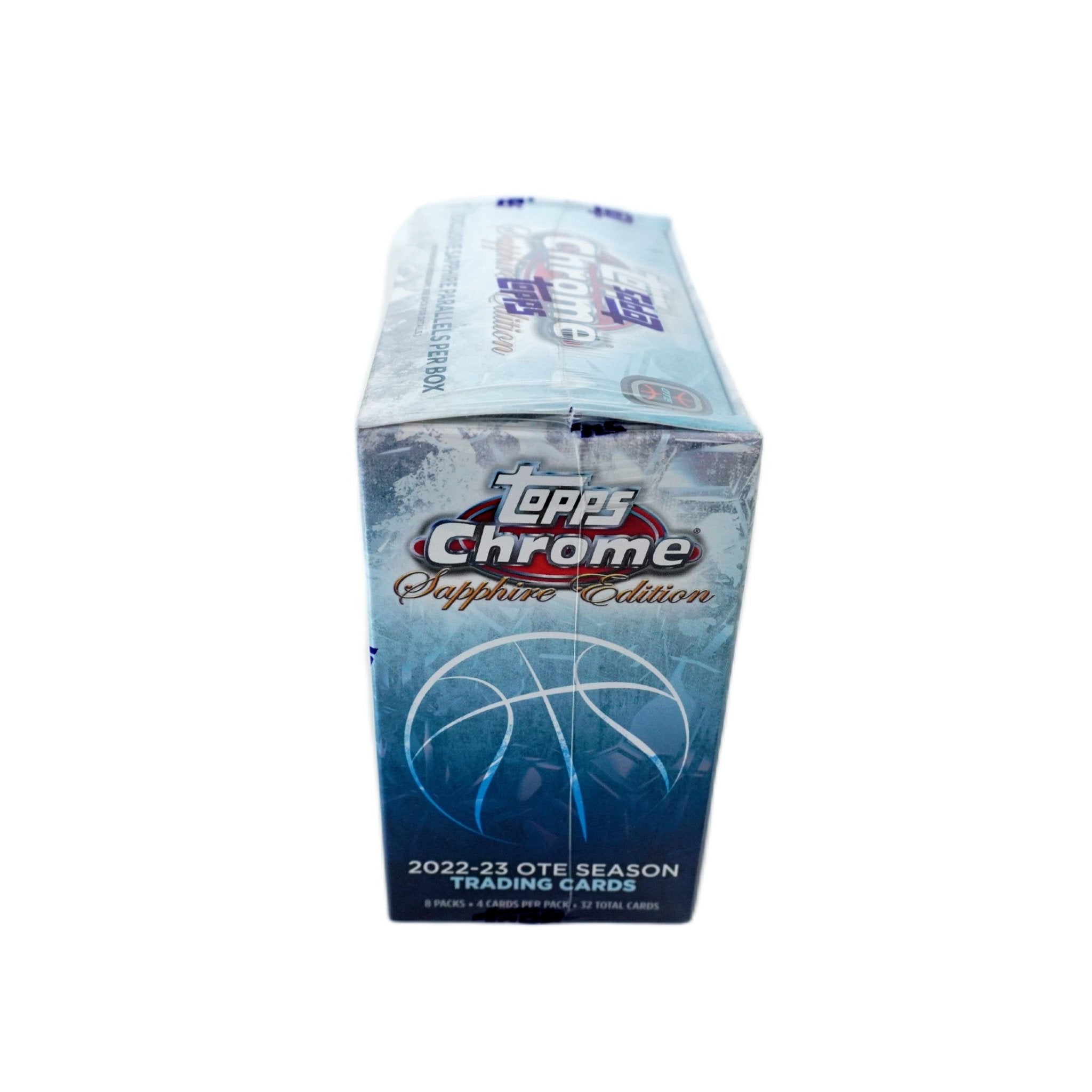 Topps Chrome Overtime Elite Basketball Sapphire Edition Box 2022/23 rechte Seite – Trading Cards kaufen, Overtime Elite Prospects, exklusive Sapphire Parallels, Rookie Cards und Autogramme bei Habibicards