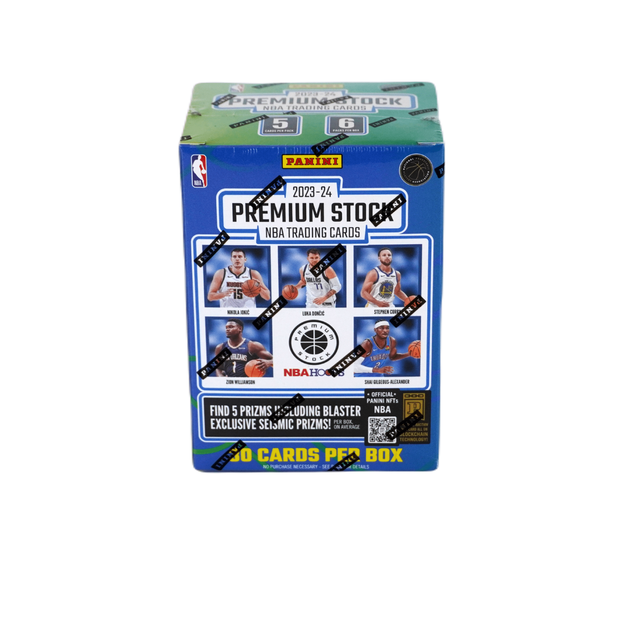 Panini Premium Stock Basketball NBA Blaster Box 2023/24 Vorderseite – Trading Cards kaufen, NBA Rookie Cards, Inserts, exklusive Parallels und Autogramme bei Habibicards