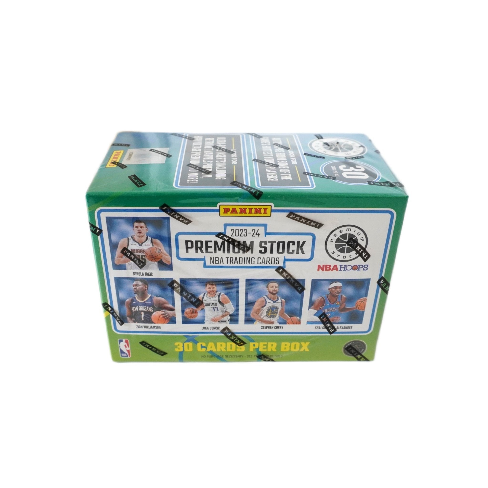Panini Premium Stock Basketball NBA Blaster Box 2023/24 Seitenansicht – Basketballkarten kaufen, Premium Stock Trading Cards mit Rookie Cards, Inserts und Parallels bei Habibicards