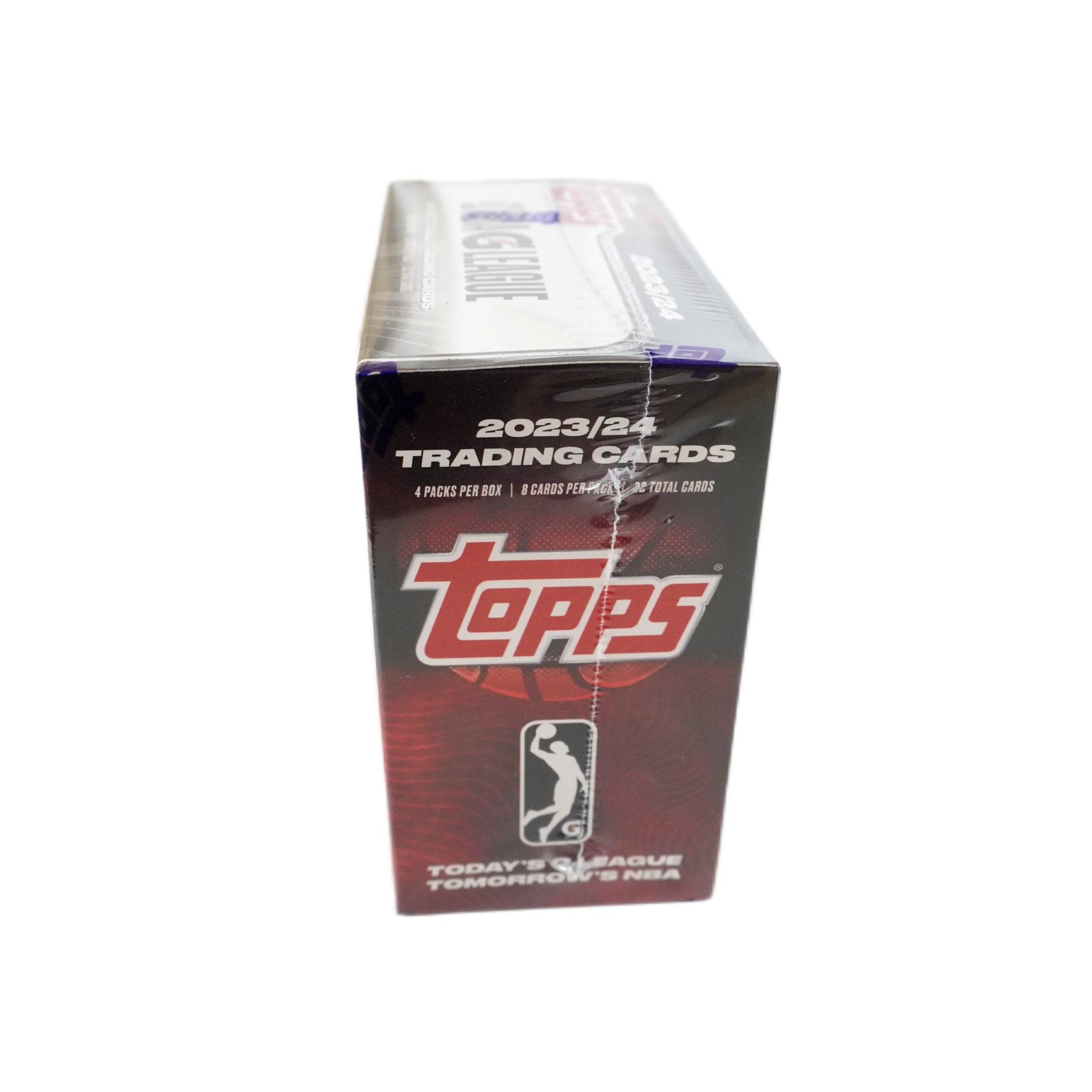 Topps G-League Basketball Hobby Box 2023/24 linke Seite – Trading Cards, G-League Basketballkarten mit Rookie Cards, Inserts und Parallels kaufen bei Habibicards