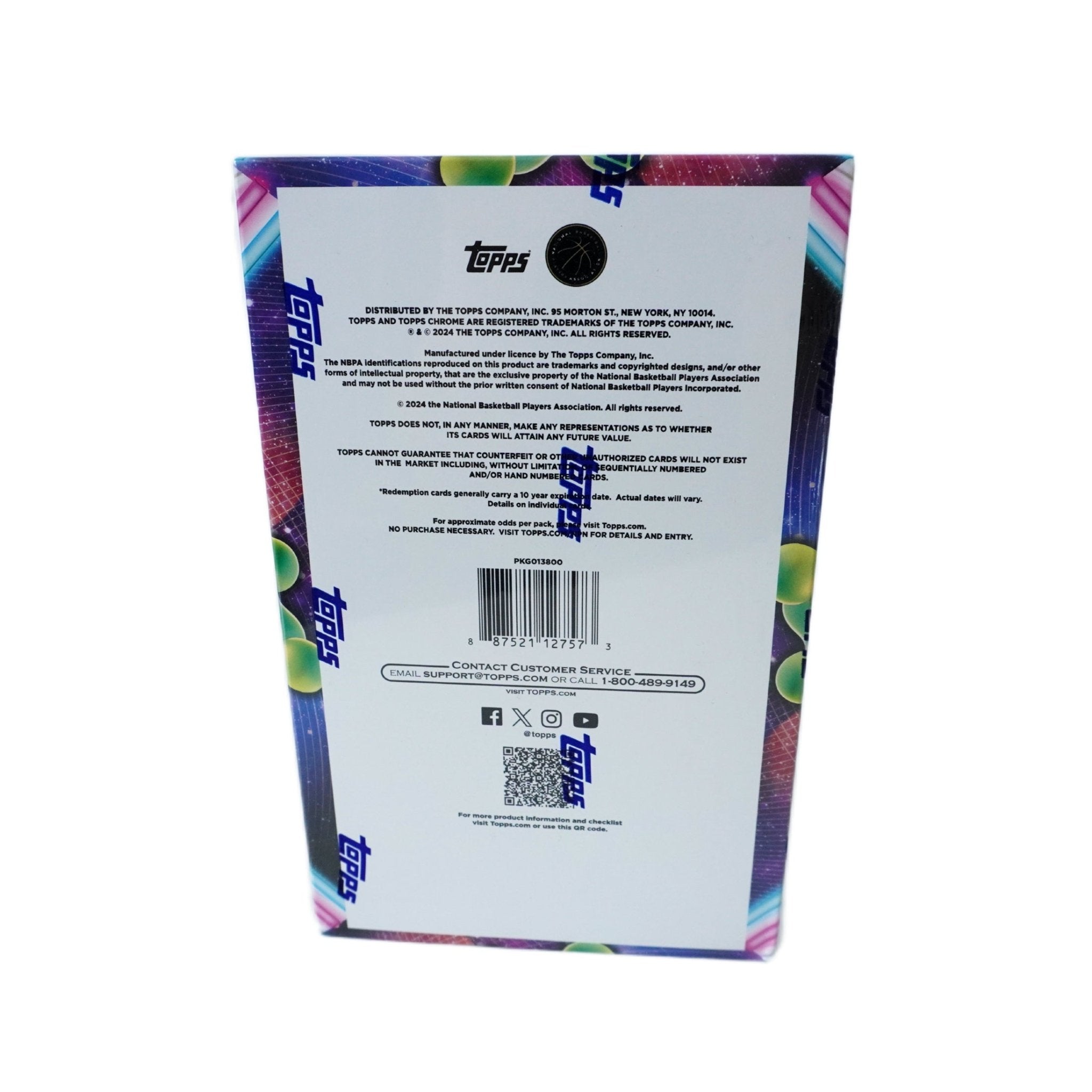 Topps Chrome Cosmic Basketball Hobby Box 2024 Rückseite – Inhalt, Odds, Inserts, Parallels, NBA Basketballkarten kaufen bei Habibicards