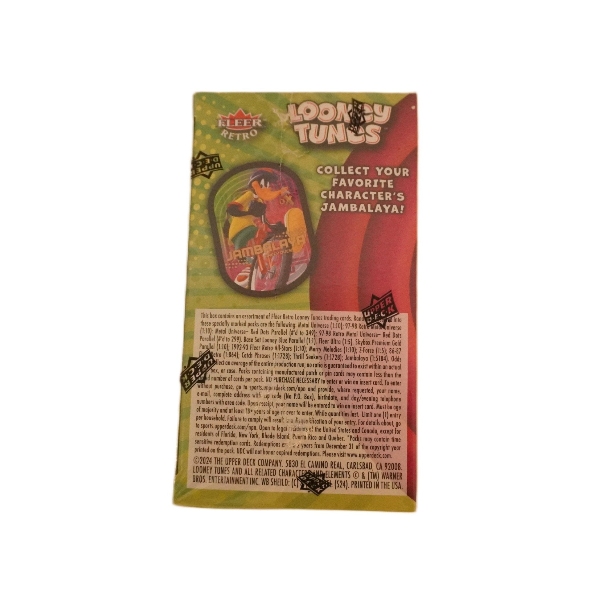 2024 Upper Deck Fleer Retro Looney Tunes Blaster Box Inhalt – Packs mit exklusiven Upper Deck Trading Cards, Fleer Retro Sammelspaß mit Bugs & Co. kaufen bei Habibicards