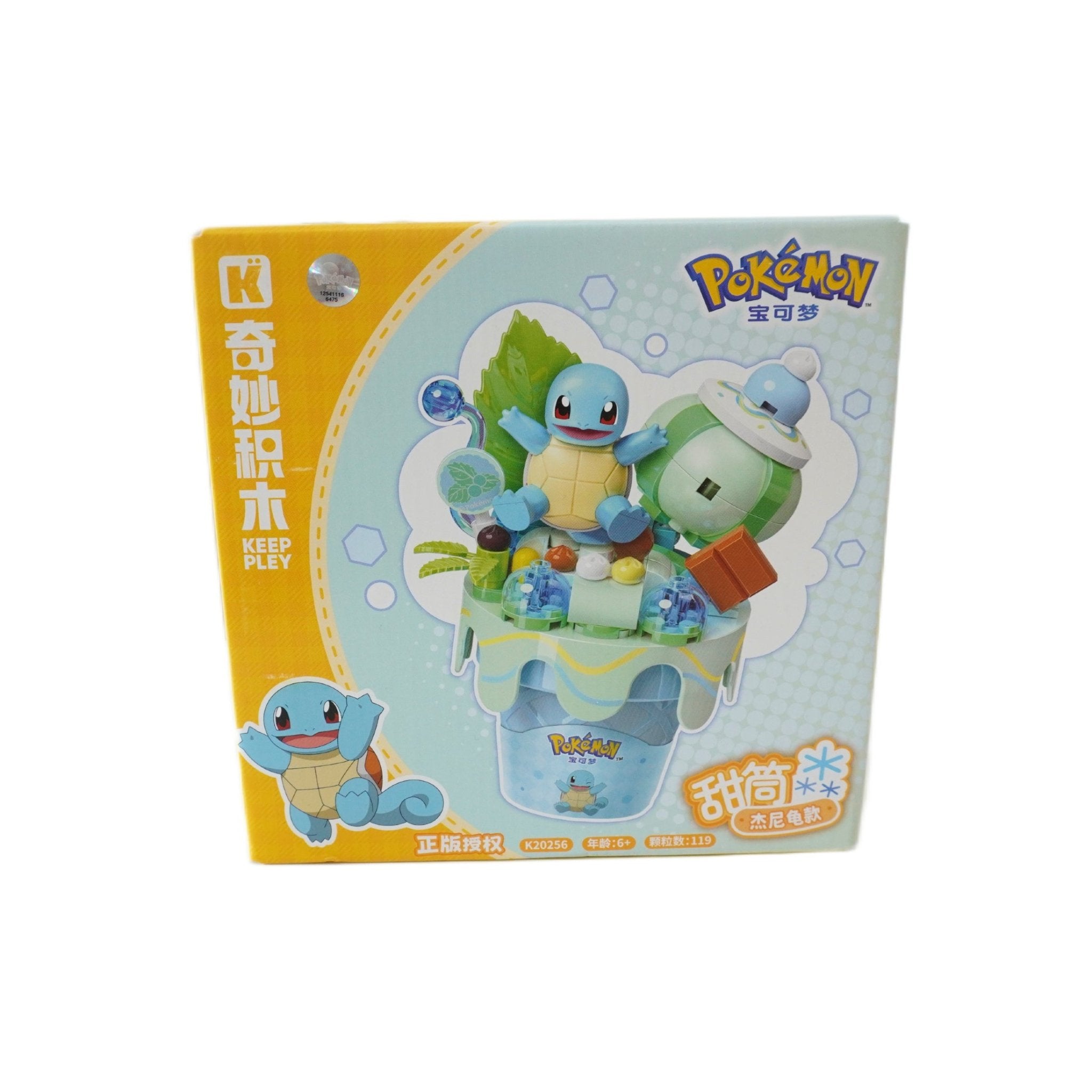 Pokemon Schiggy Eis Klemmbaustein Set