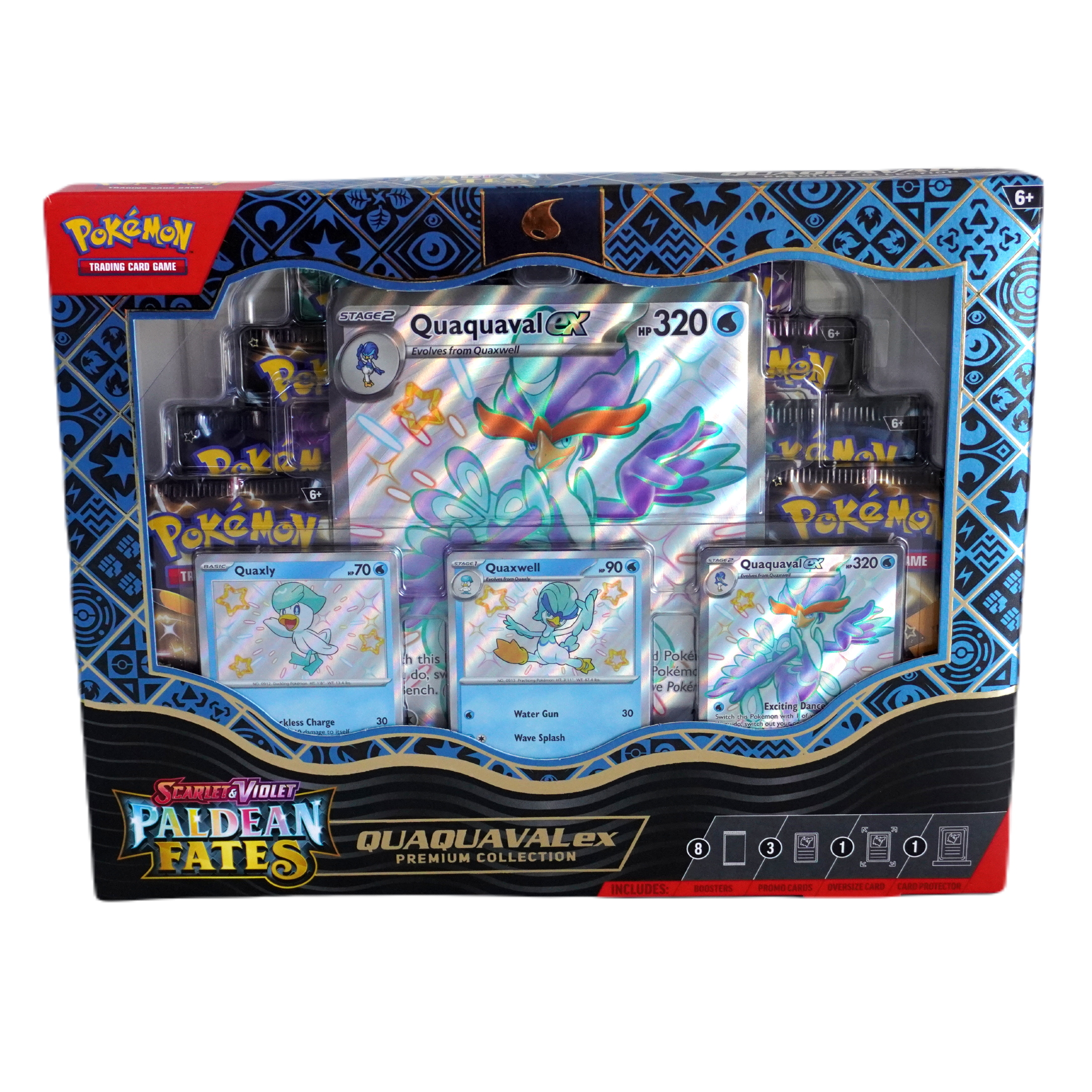 Pokemon Paldean Fates Collection zufälliges Artwork ENG