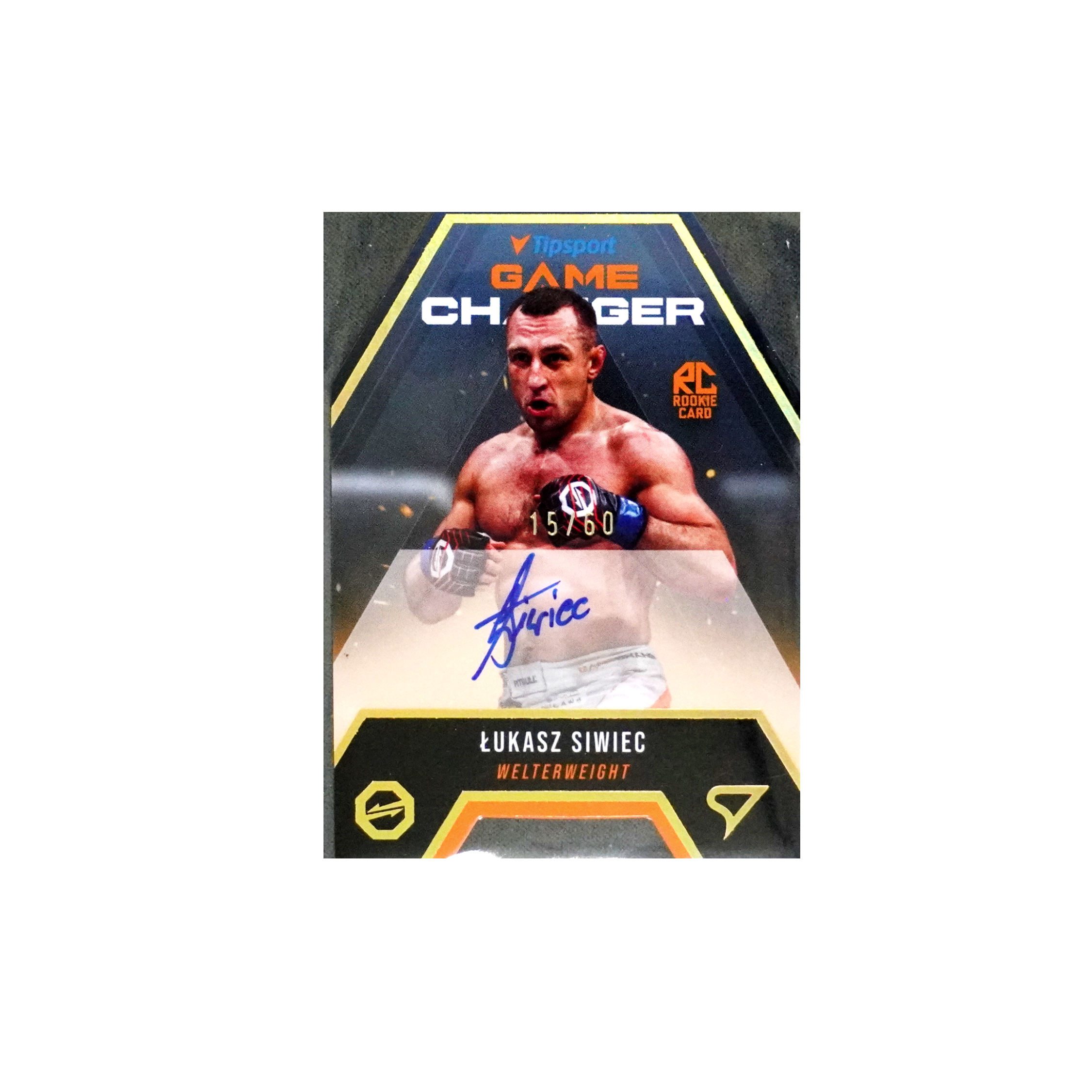 Oktagon Louis Lukasz Siwiec Tipsport Gamechanger X/60 Autogramm Einzelkarte