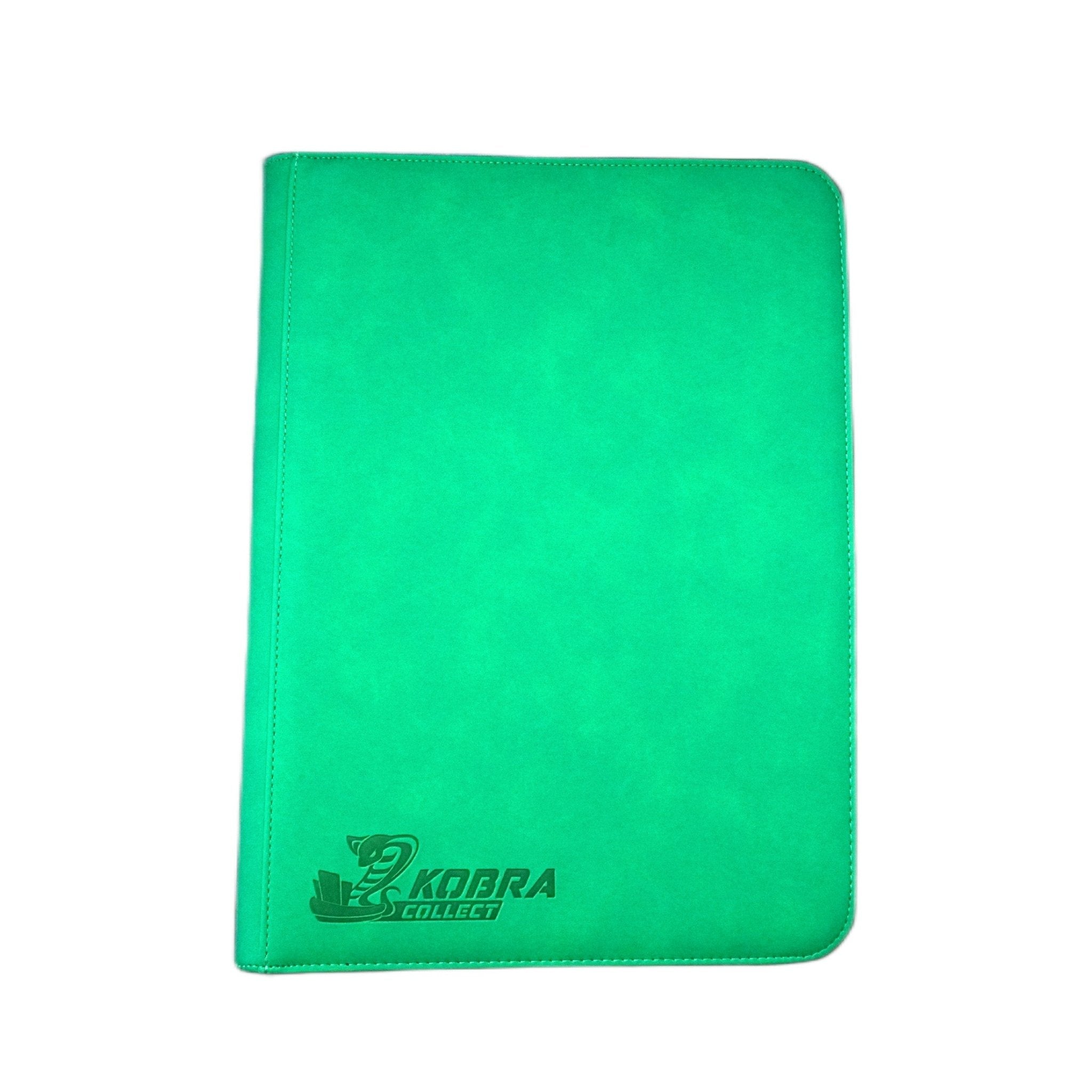 Kobra Collect 9 - Pocket Premium Collectors Album mit Reißverschluss Grün – bei Habibicards kaufen
