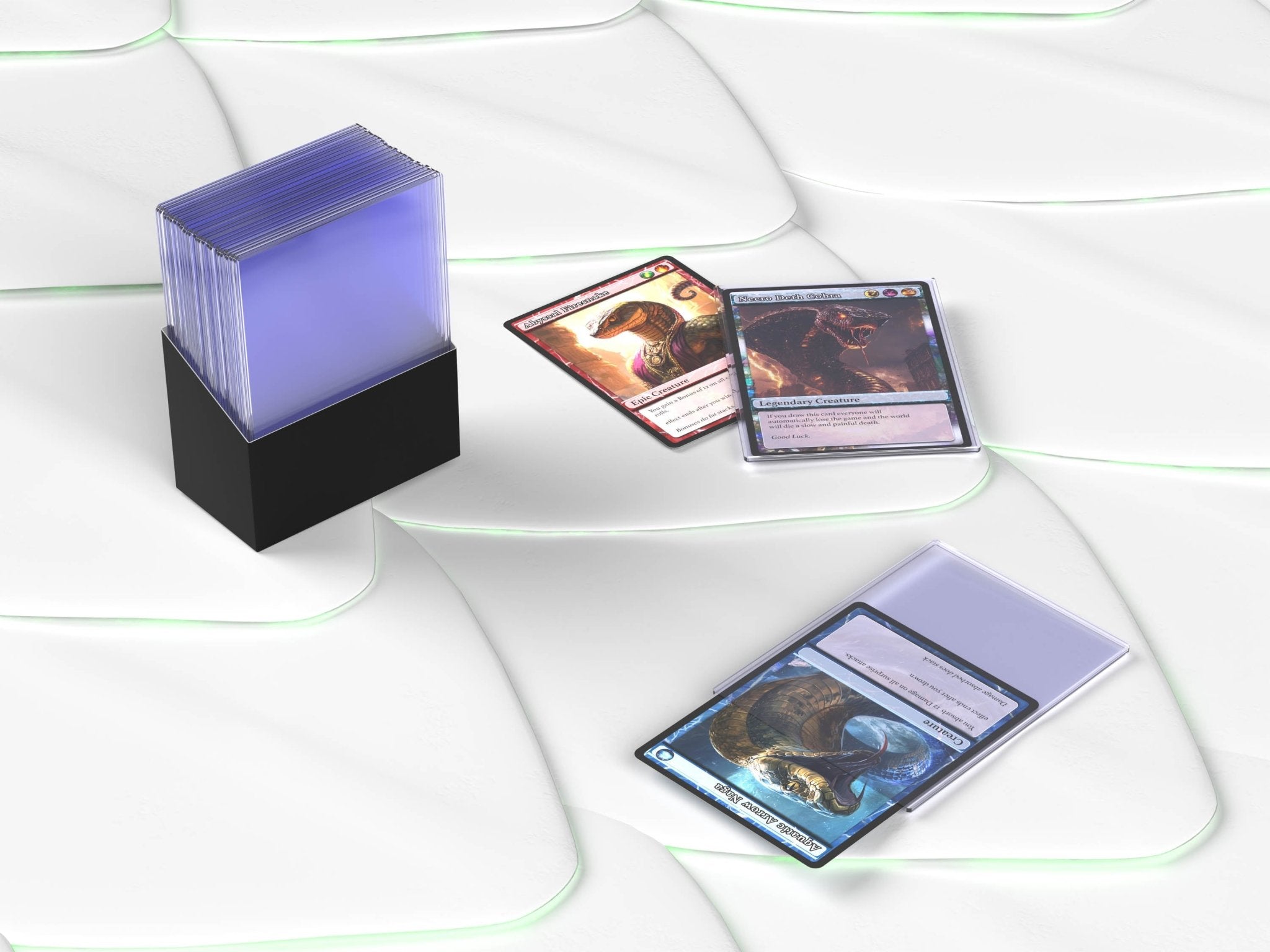 Kobra Collect Toploader 3x4 Zoll 35pt Vorderseite – transparente Sammelkarten Toploader im 25er Pack, stabiler Hard Plastic Schutz für Pokémon, Yu-Gi-Oh!, Magic, One Piece und Sportkarten, kaufen bei Habibicards