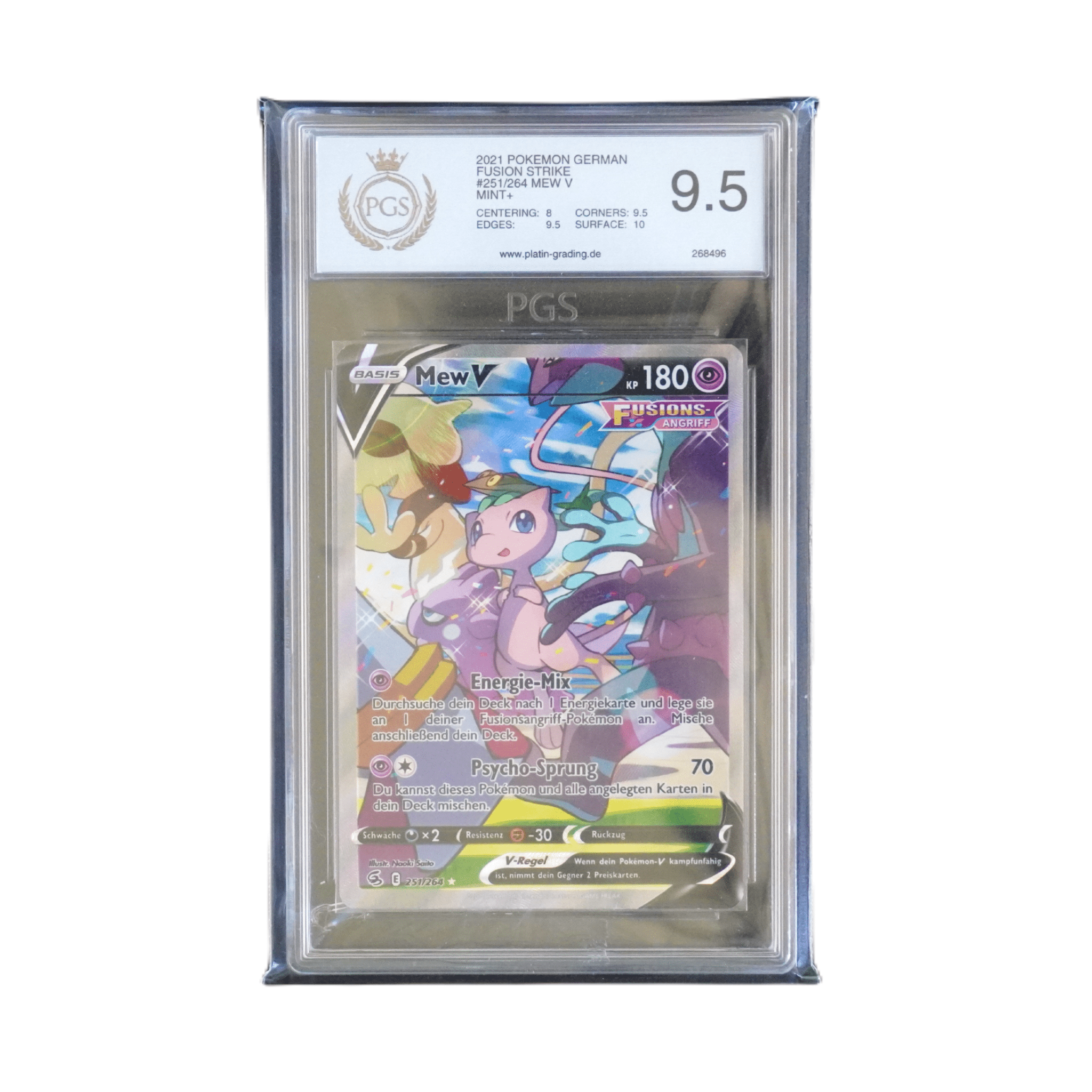 Mew V Fusion Strike 2021 PGS9.5 – bei Habibicards kaufen