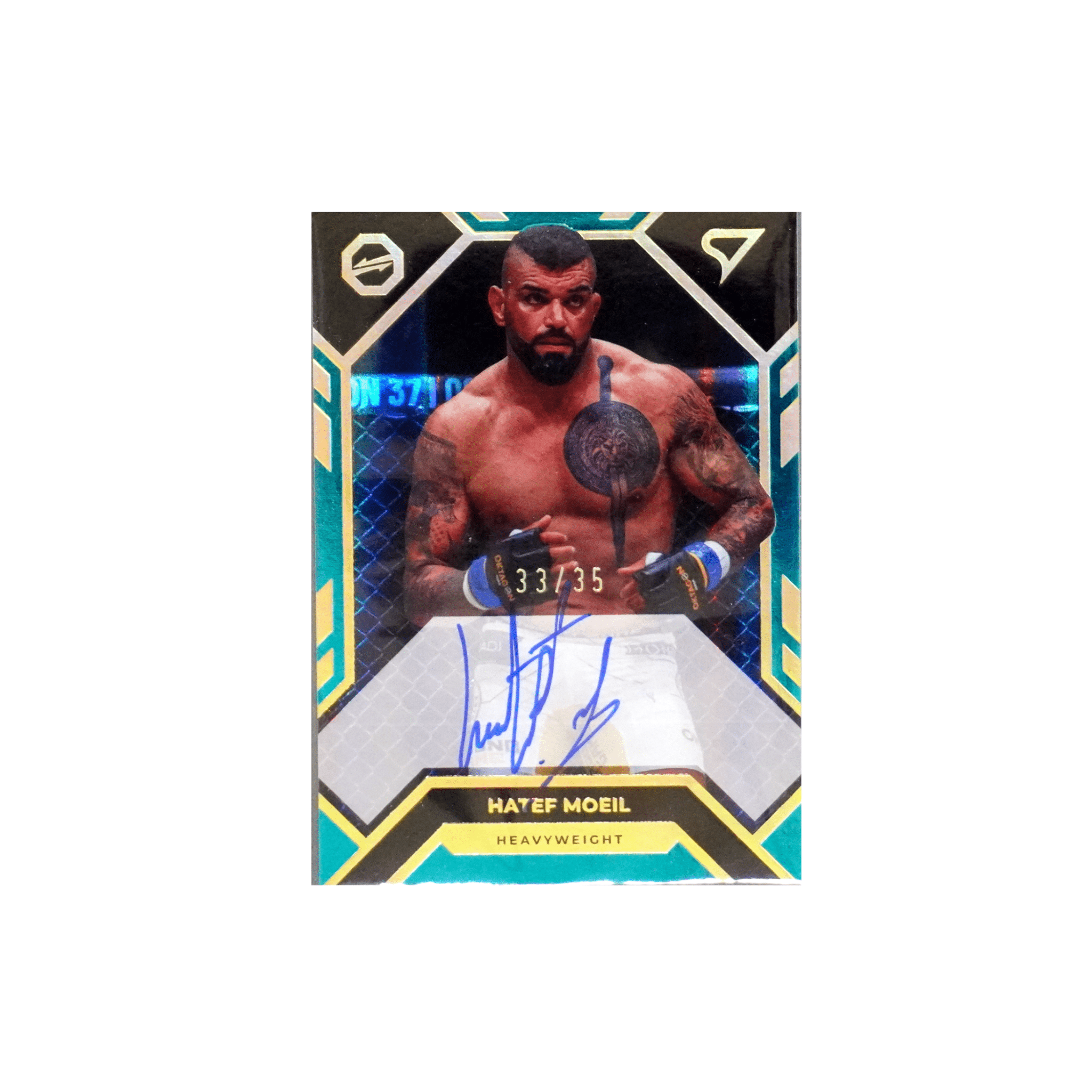 Oktagon Hatef Moeil Türkis X/35 Autogramm Einzelkarte – bei Habibicards kaufen