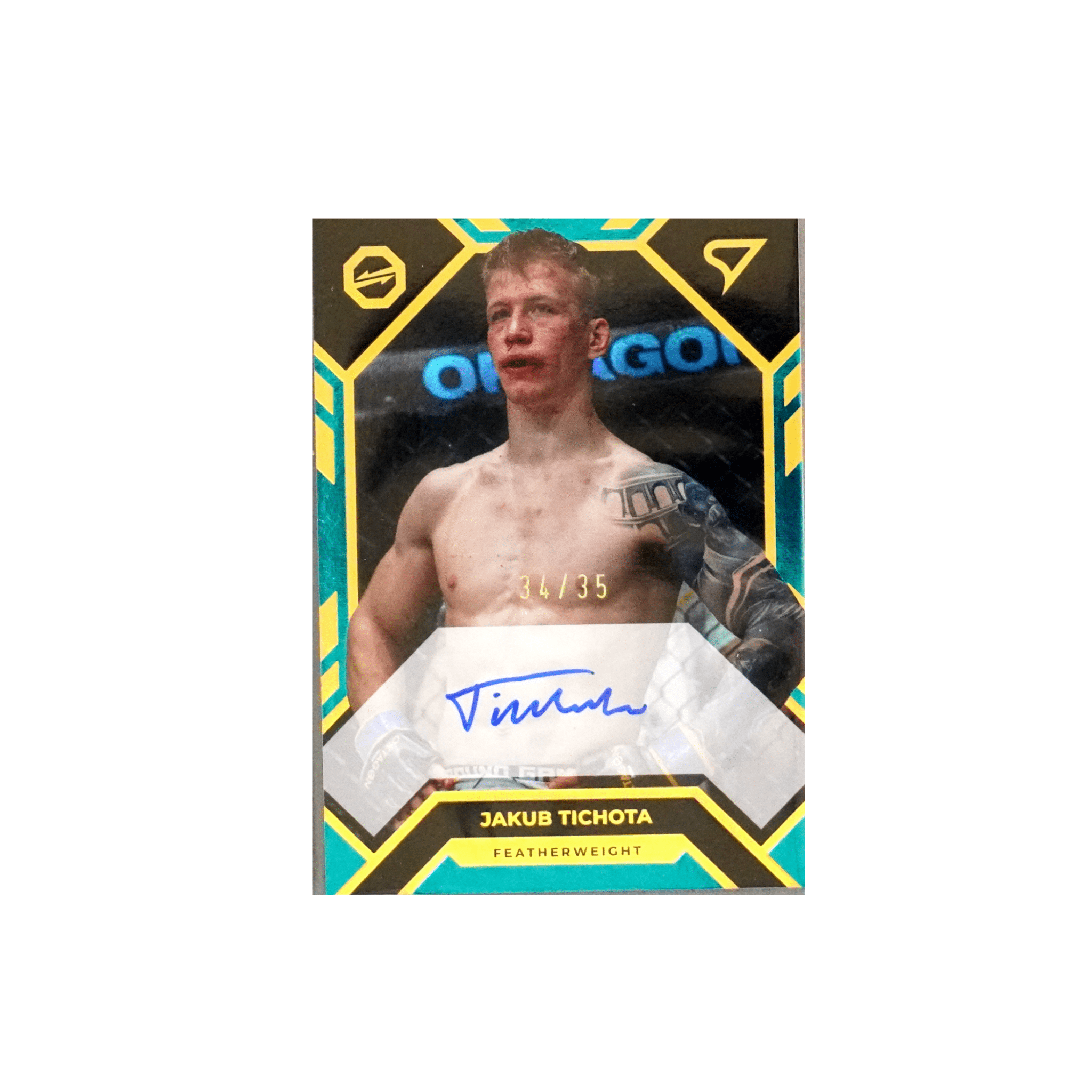 Oktagon Jakub Tichota Türkis X/35 Autogramm Einzelkarte – bei Habibicards kaufen