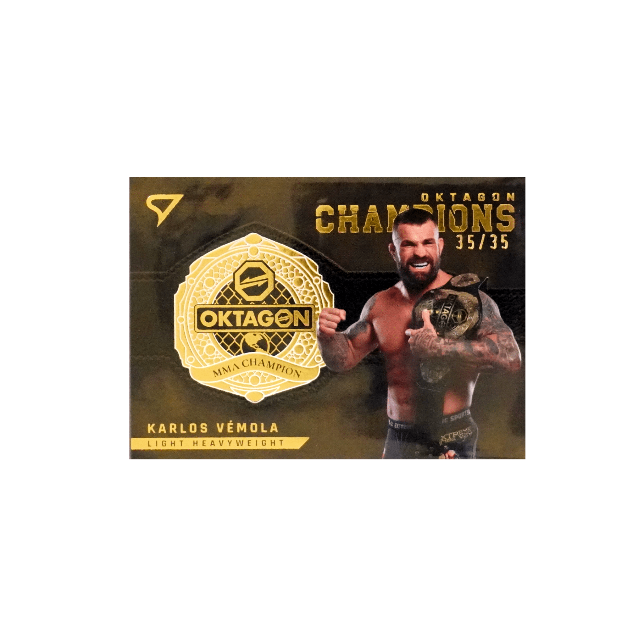 Oktagon Karlos Vémola Champion Light Heavyweight X/35 Einzelkarte – bei Habibicards kaufen