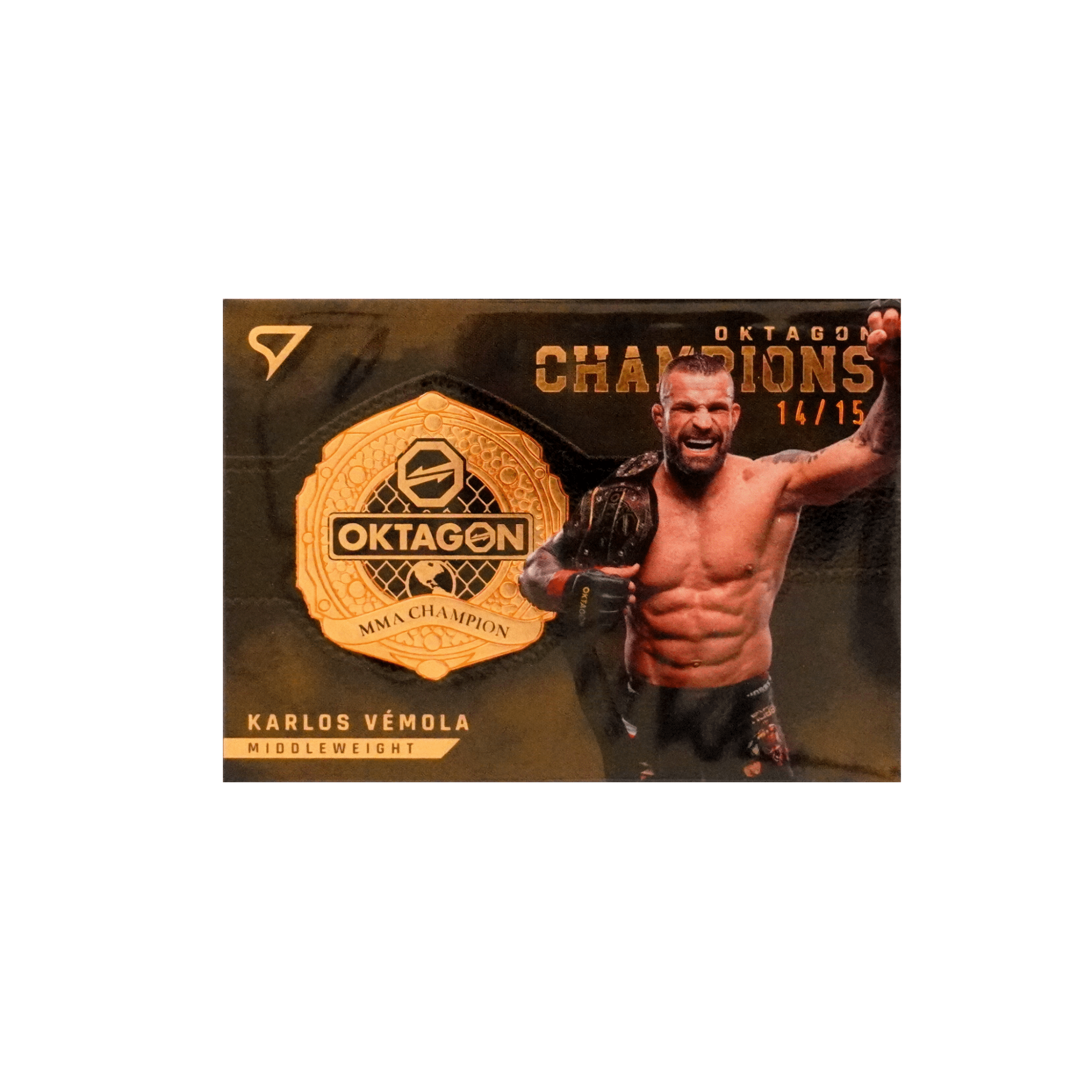 Oktagon Karlos Vémola Champion Middleweight X/15 Einzelkarte – bei Habibicards kaufen