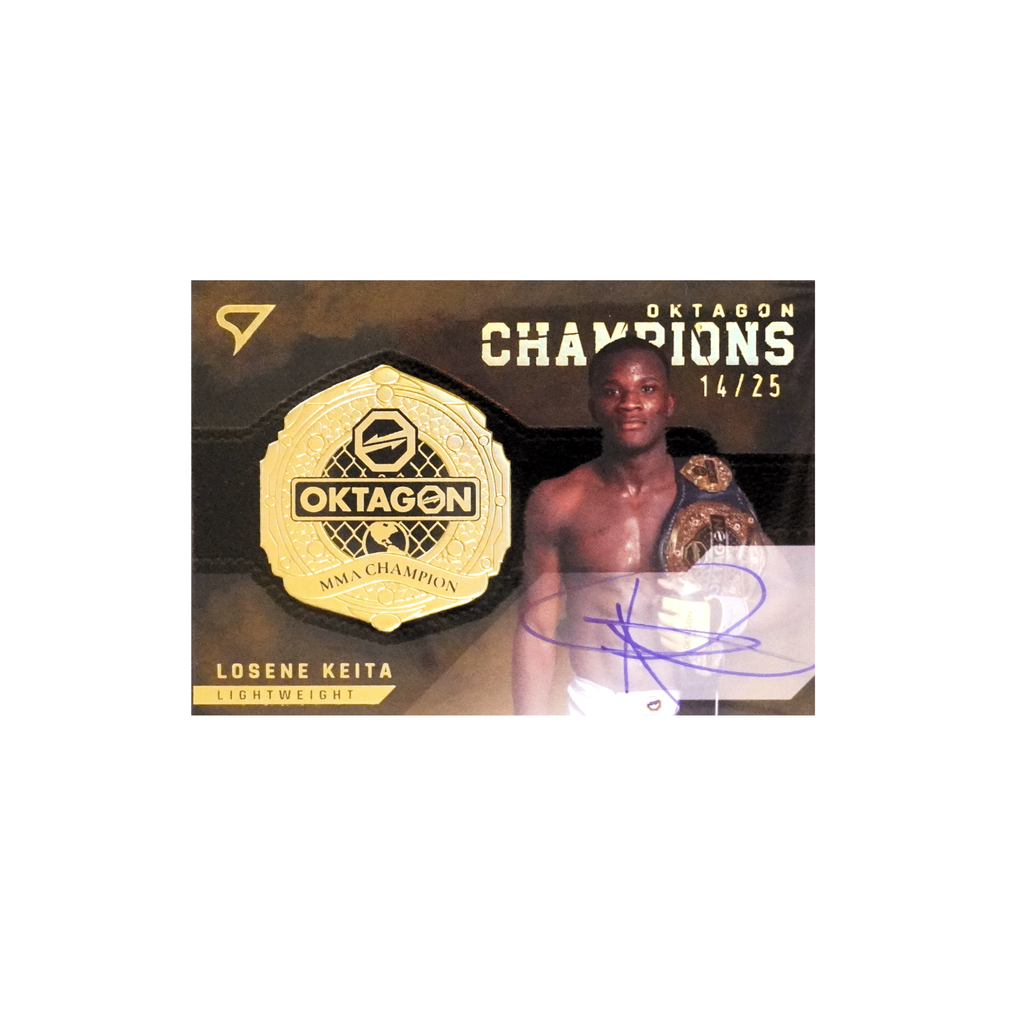 Oktagon Losene Keita Champion Lightweight Autogramm X/25 Einzelkarte – bei Habibicards kaufen