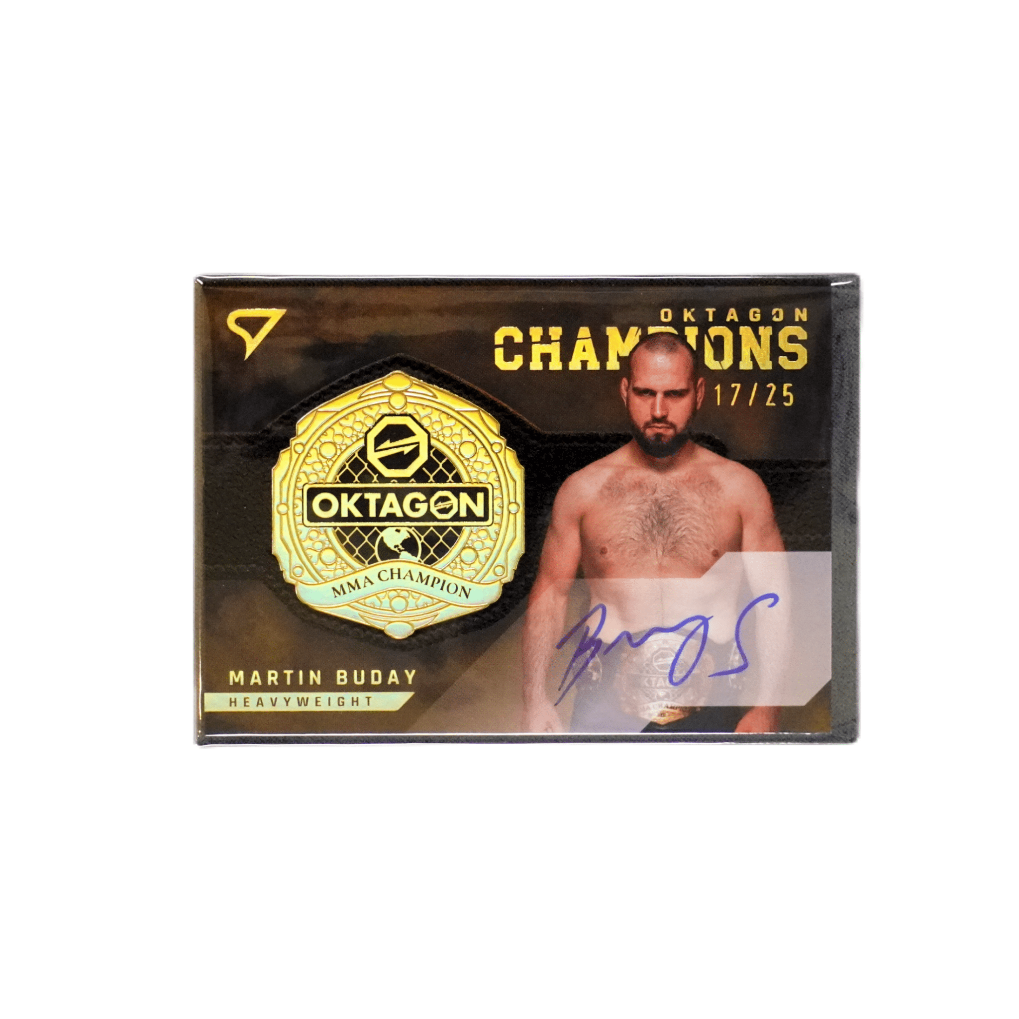 Oktagon Martin Buday Champion Autogramm X/25 Einzelkarte – bei Habibicards kaufen