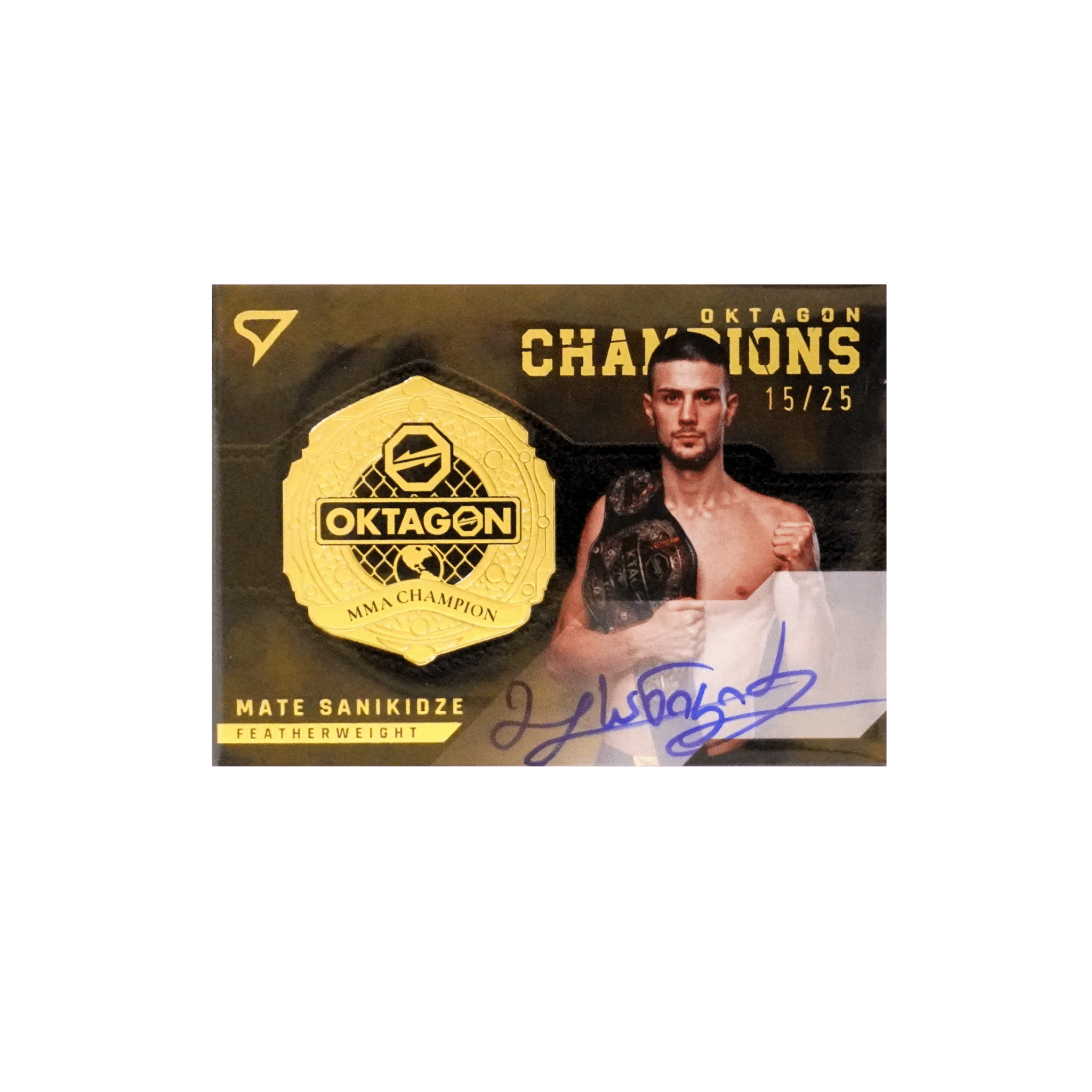 Oktagon Mate Sanikidze Champion Autogramm X/25 Einzelkarte – bei Habibicards kaufen