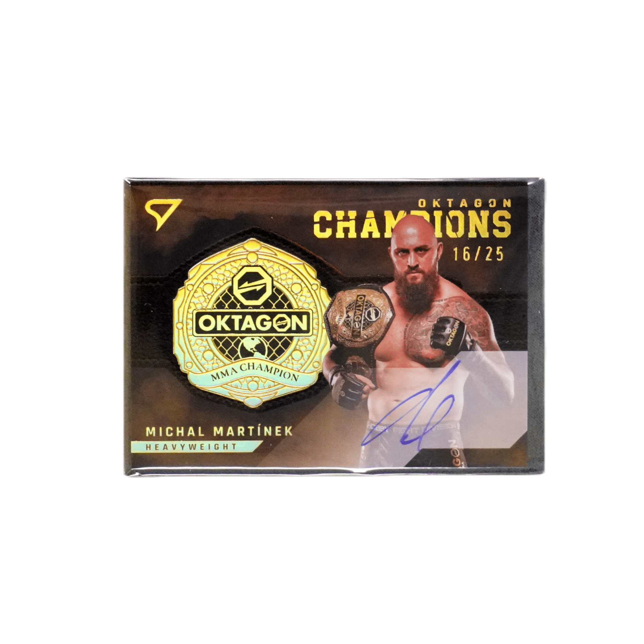 Oktagon Michal Martínek Champion Autogramm X/25 Einzelkarte – bei Habibicards kaufen