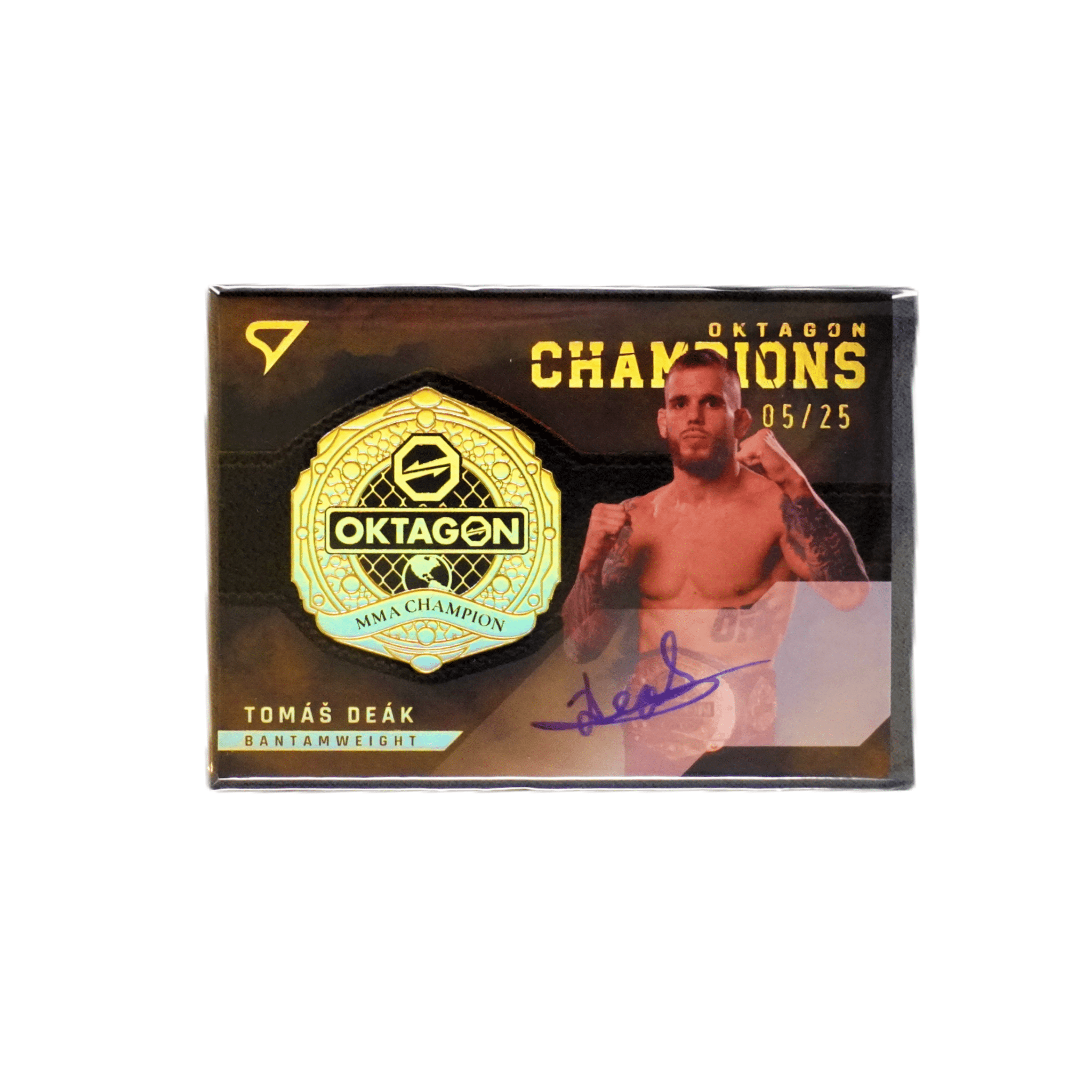 Oktagon Tomás Deák Champion Autogramm X/25 Einzelkarte – bei Habibicards kaufen