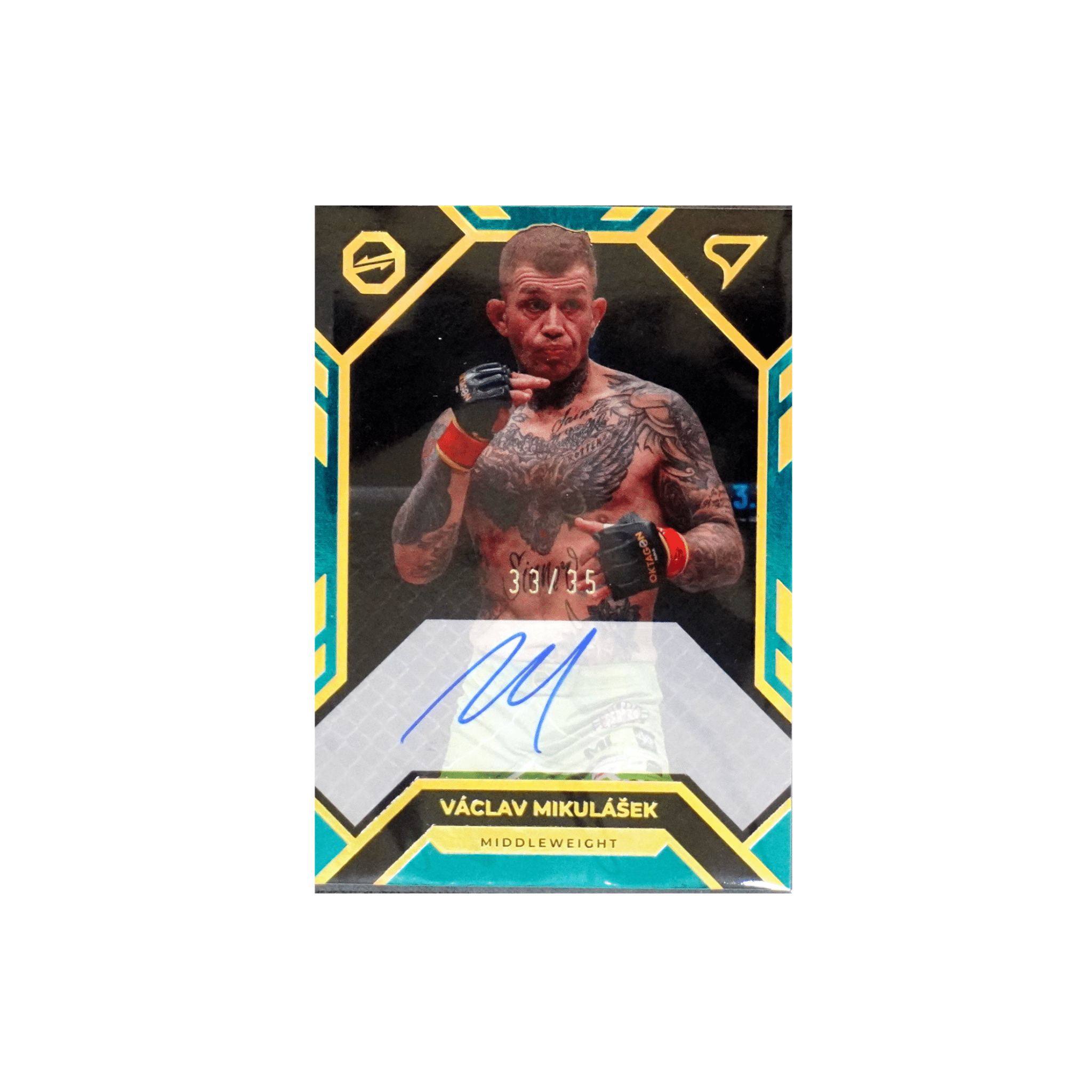 Oktagon Václav Mikulásek Türkis X/35 Autogramm Einzelkarte – bei Habibicards kaufen