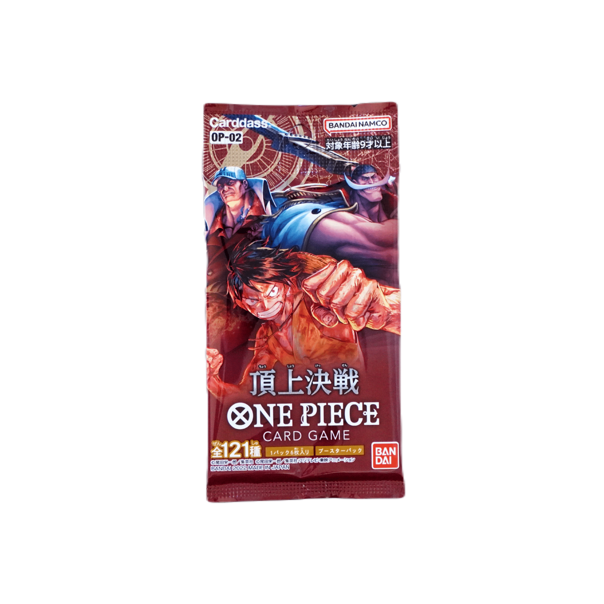 One Piece OP02 Einzelbooster (JP) – Portgas D. Ace Manga Rare & ikonische Charaktere – bei Habibicards kaufen