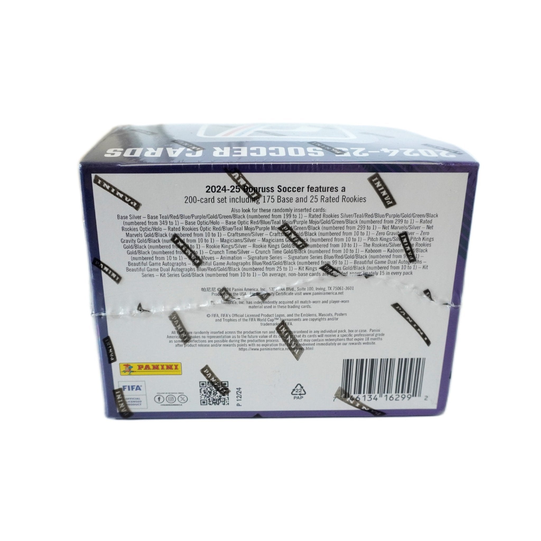 Beschreibung Panini Donruss Soccer Hobby Box 2024/25 – Hintergrundinfos zur limitierten Donruss Edition, Sammelprodukt mit Fußballkarten der Saison 24/25, Highlight für Trading Card Sammler und internationale Investoren