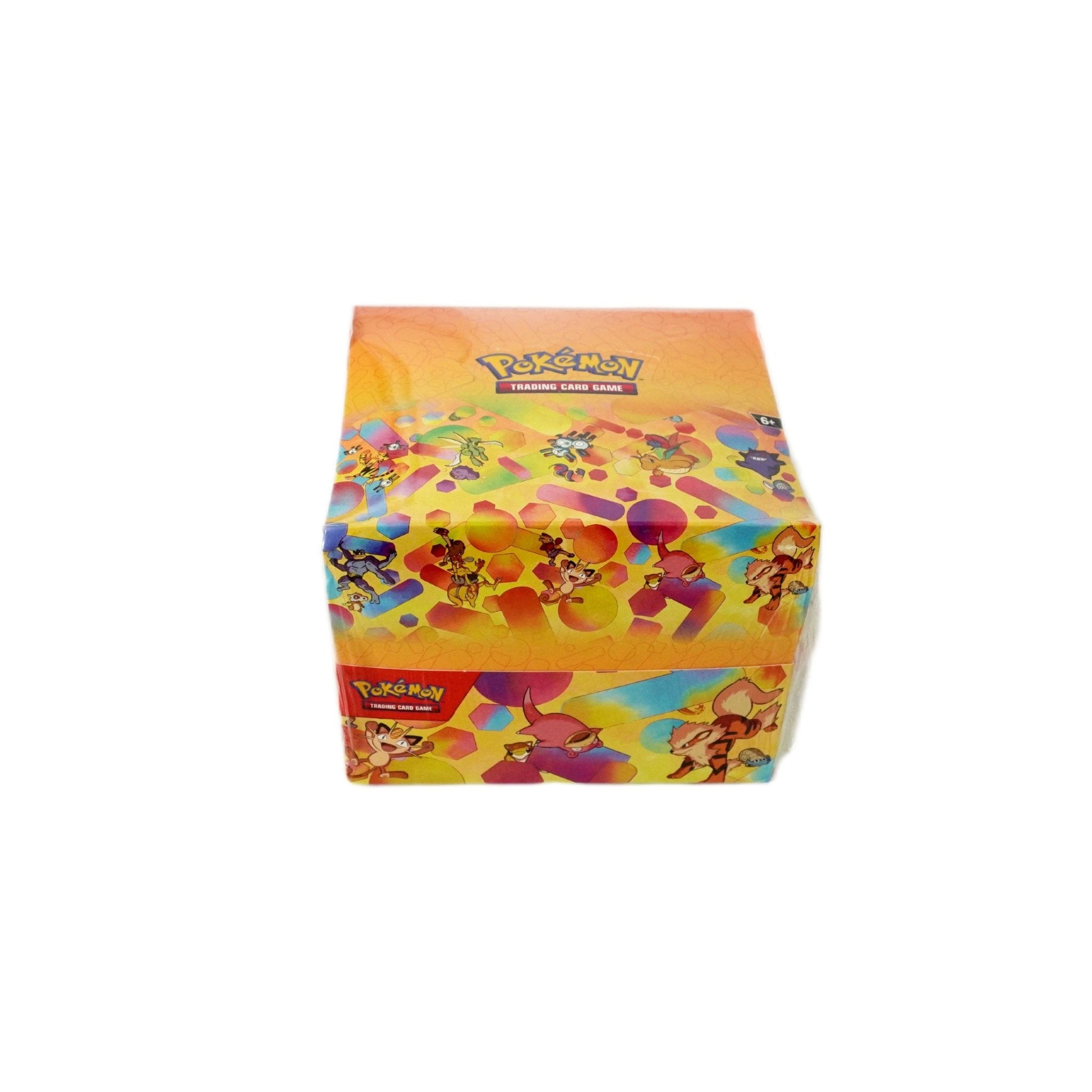Pokémon 151 Mini Tin Display linke Seitenansicht – hochwertiges englisches TCG Display mit Boostern und exklusiven Sammelkarten kaufen bei Habibicards