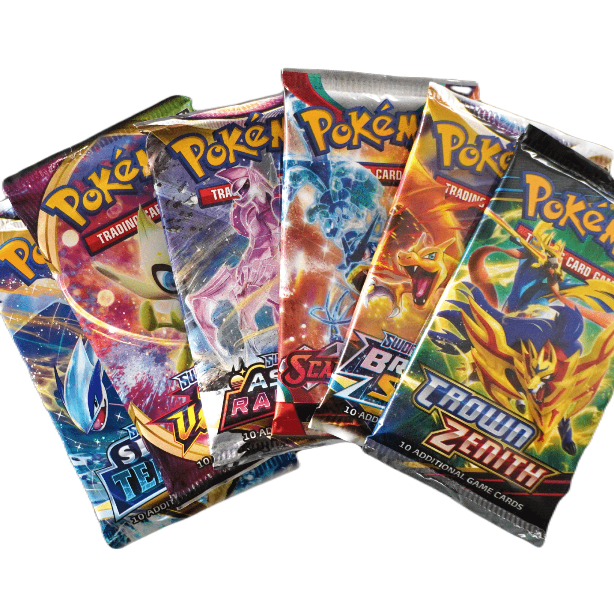 Pokémon 6er Englisch Boosterbundle – Mit garantiertem Crown Zenith Pack & spannender Set - Mischung – bei Habibicards kaufen