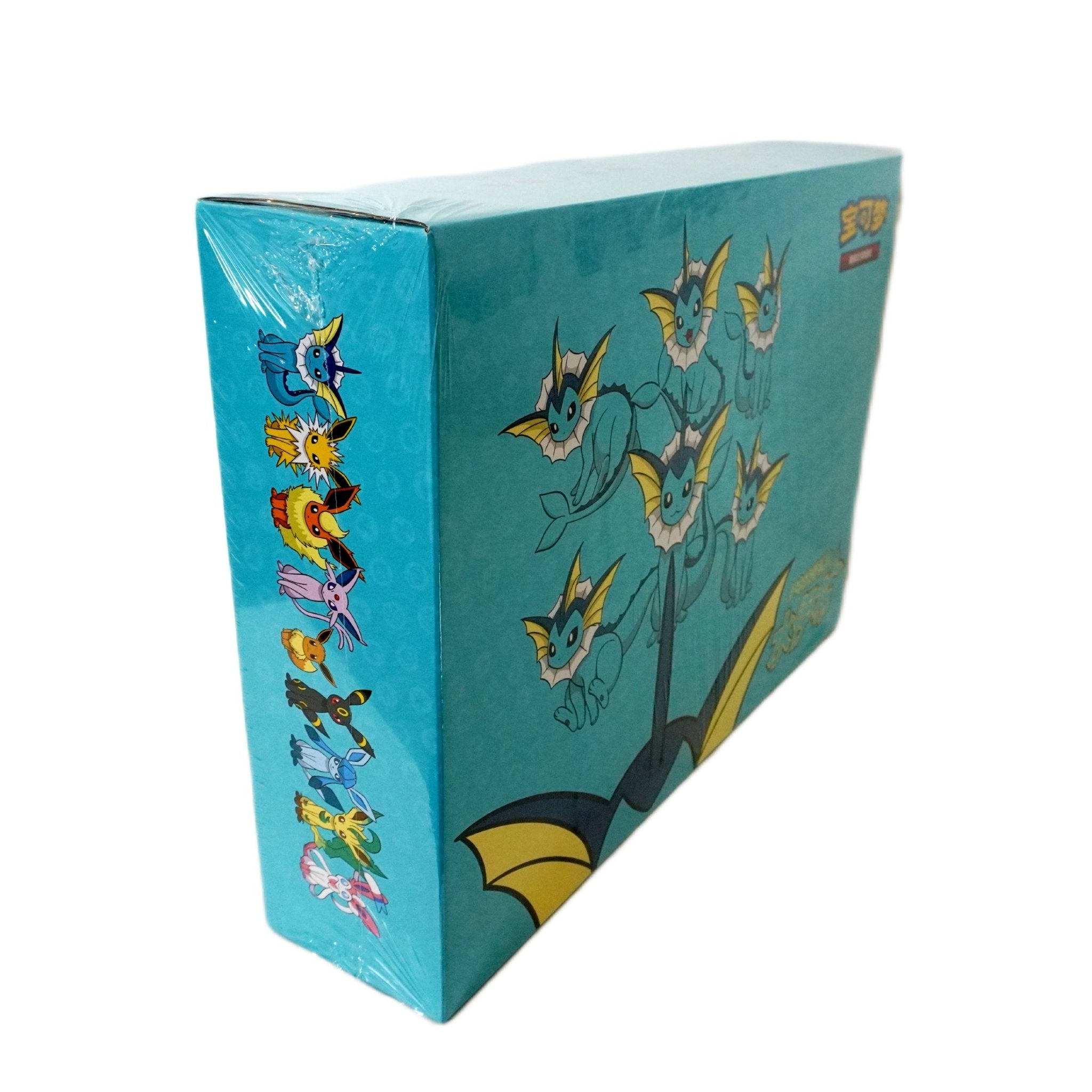 Pokémon Aquana Box Chinese linke Seite – Sammelbox mit exklusivem Aquana Artwork und besonderen Inhalten kaufen bei Habibicards