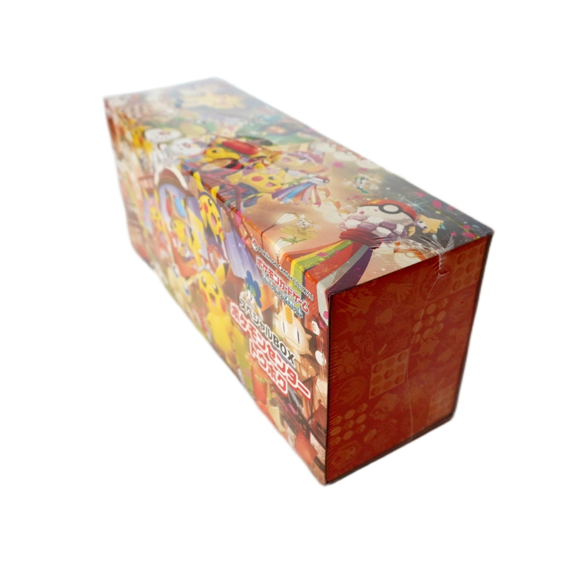 Seitenansicht der Pokémon Center Special Box Set Tohoku – offizielle Limited Edition Sammelbox bei Habibicards