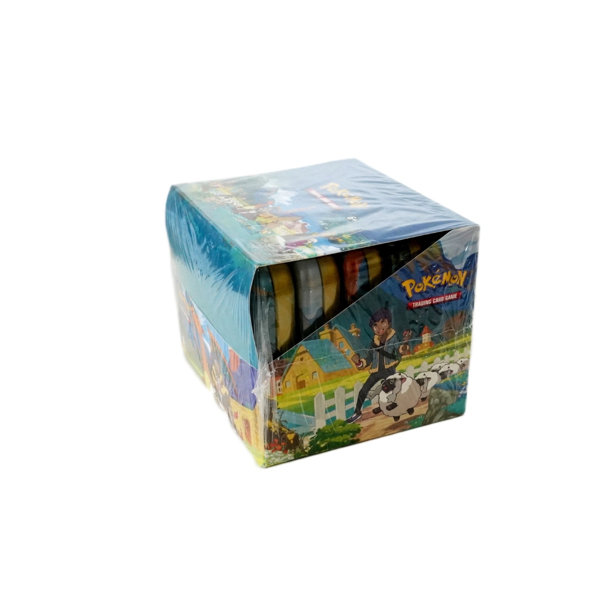 Pokémon Crown Zenith Mini Tin Display rechte Seite – englisches Pokémon TCG Sammlerstück mit Mini Tins, besonderen Galar Gallery Sammelkarten und dem Finale der Schwert & Schild Serie kaufen bei Habibicards