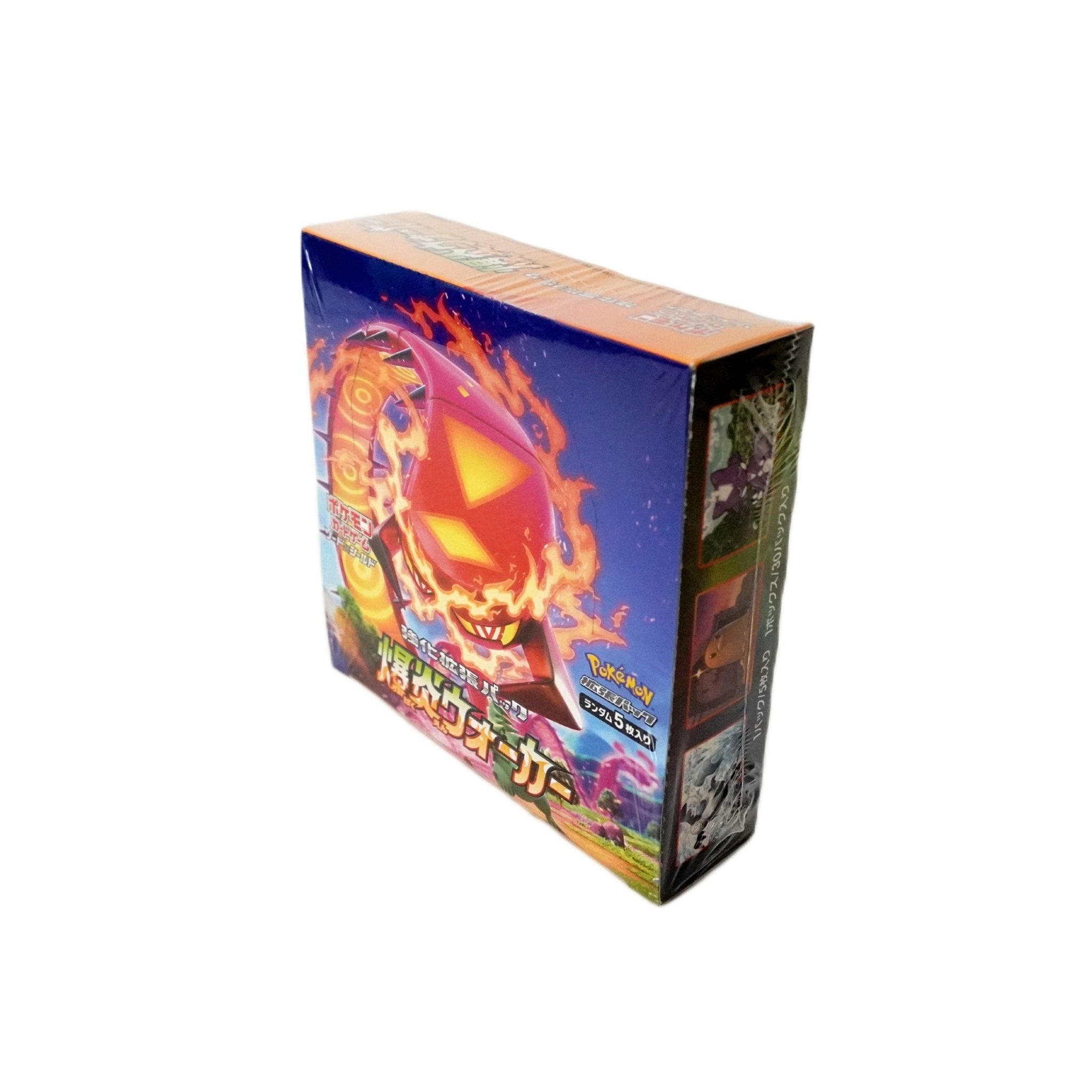 Pokémon Explosive Flame Walker Display JP Rückseite – offizielles japanisches Pokémon TCG Display voller Karten aus der Schwert und Schild Serie kaufen bei Habibicards