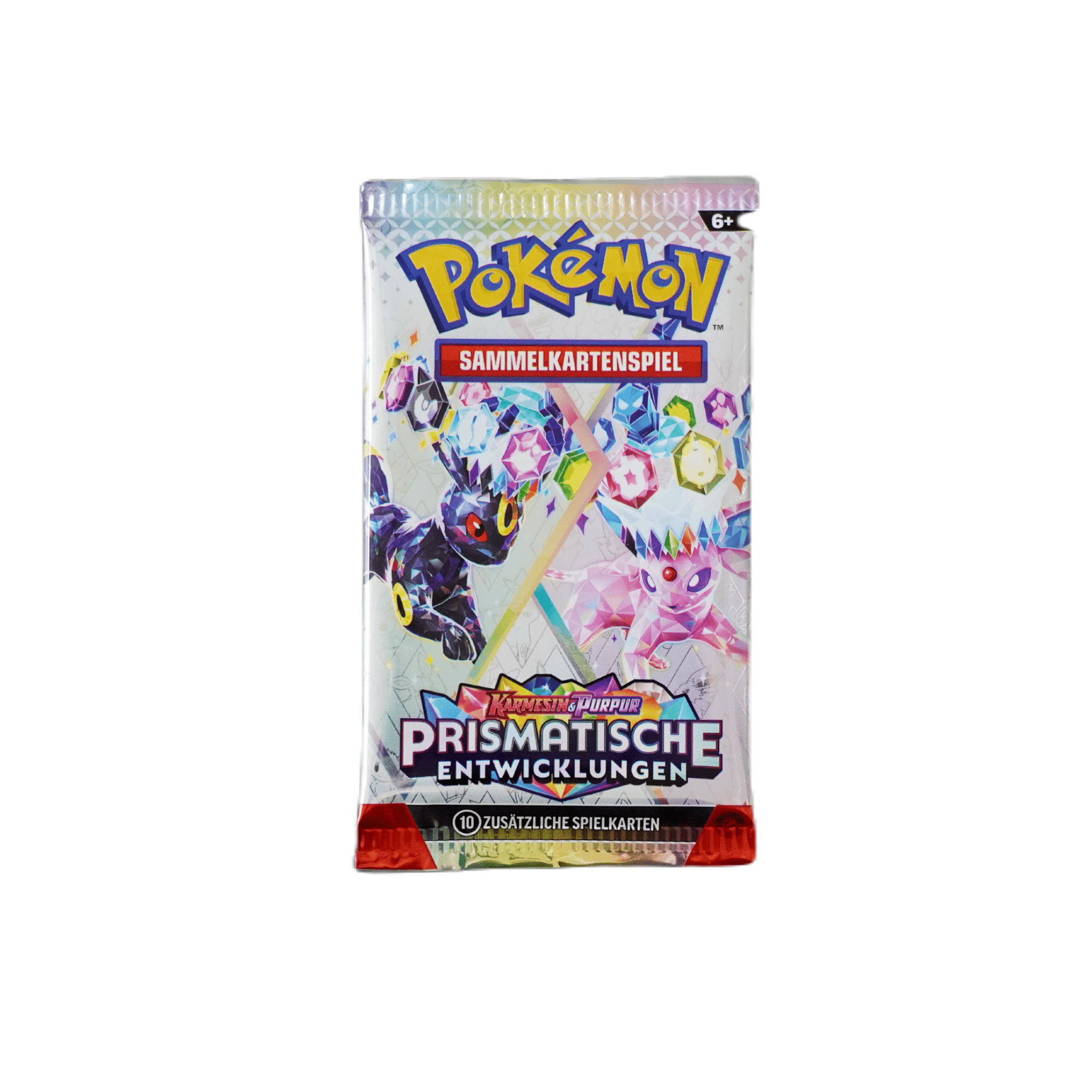 Pokémon Prismatische Entwicklungen – Einzelbooster (DE) – Highclass Set 2024 mit Evoli & SAR Highlights – bei Habibicards kaufen