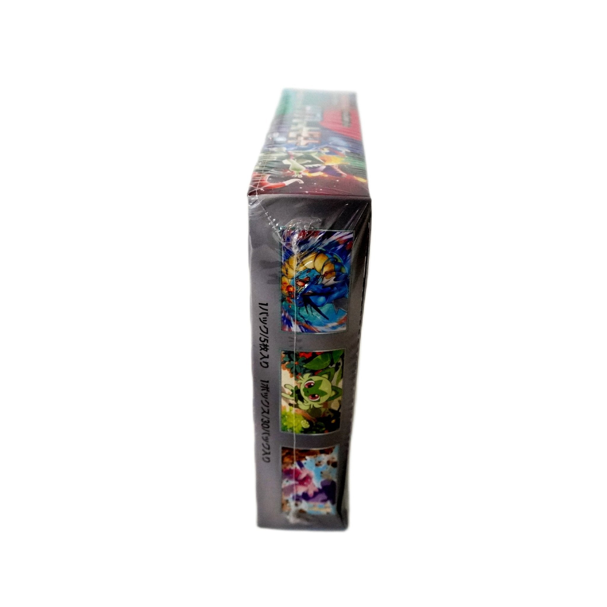 Pokémon Triple Beat Display JP linke Seite – japanisches Booster Display voller Paldea-Pokémon mit Magikarp Artwork und Dendra SAR Chance kaufen bei Habibicards
