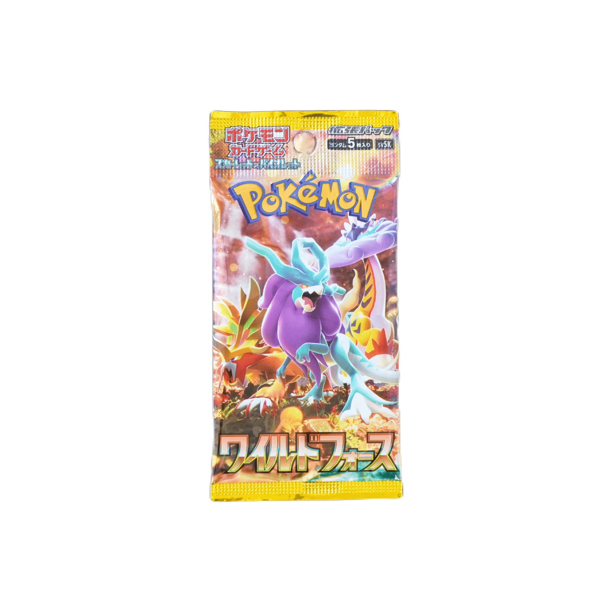 Pokémon Wild Force – Einzelbooster (JP) – Raging Bolt ex, Morty & Paradox - Power in starker Illustration – bei Habibicards kaufen