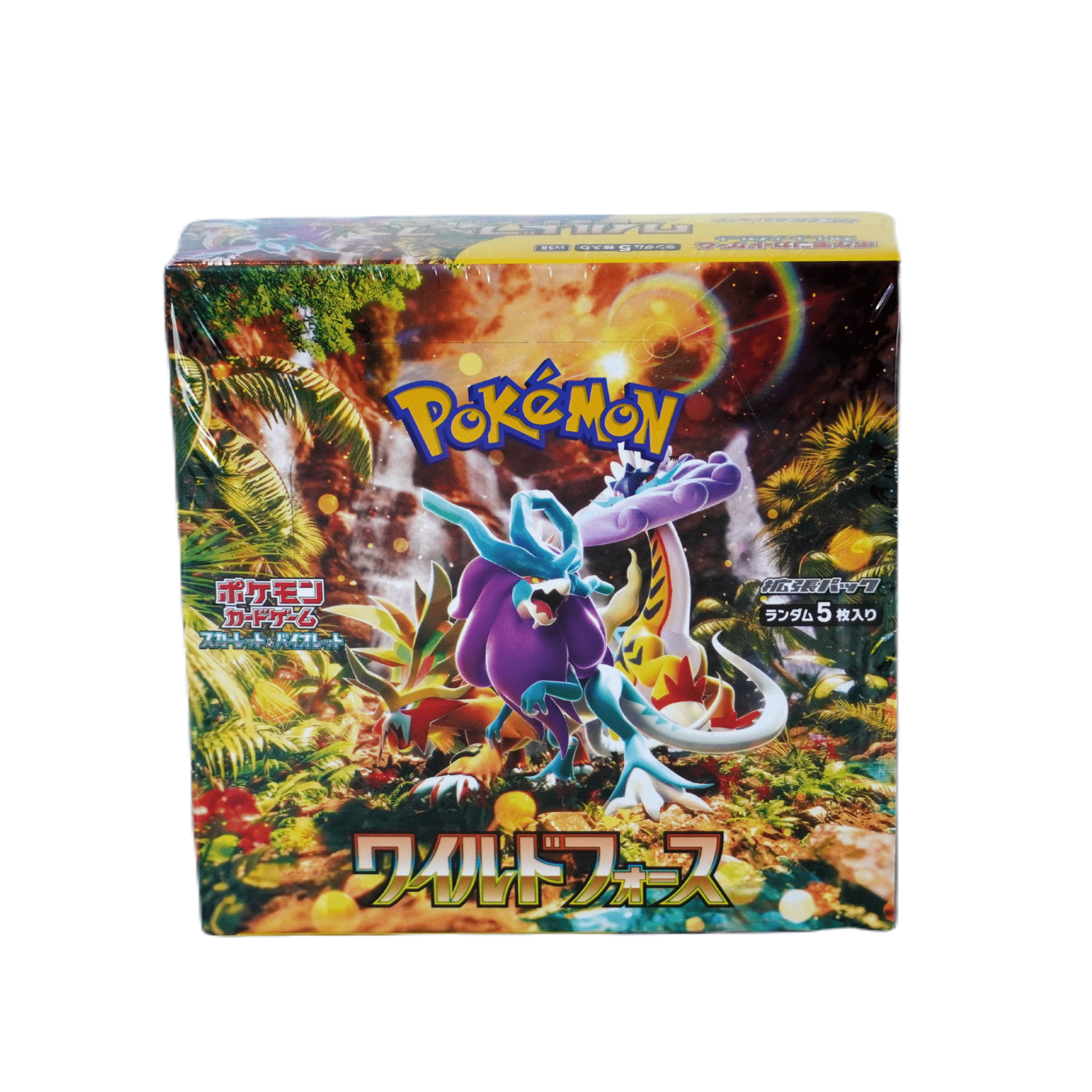 Pokémon Wild Force – Einzelbooster (JP) – Raging Bolt ex, Morty & Paradox - Power in starker Illustration – bei Habibicards kaufen