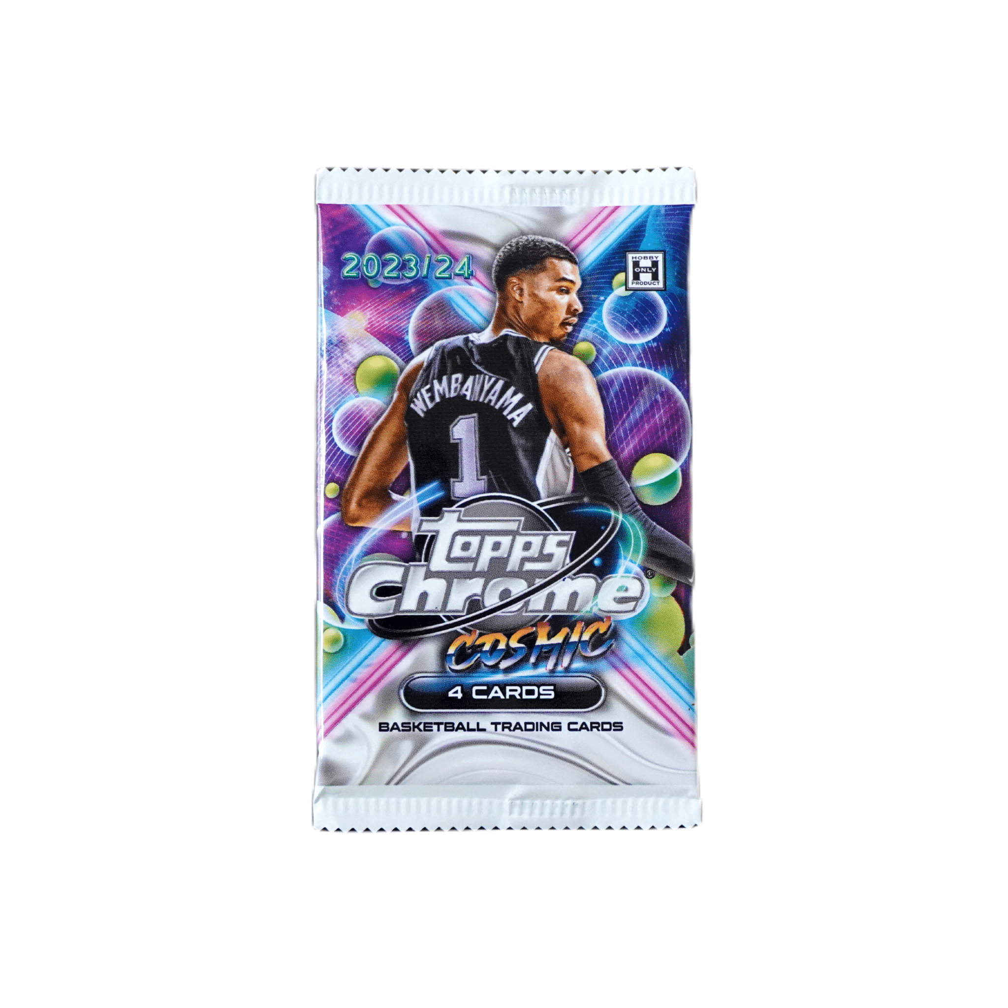 Topps Chrome Cosmic Basketball 2024 – Hobby Einzelpack | 4 Karten – bei Habibicards kaufen