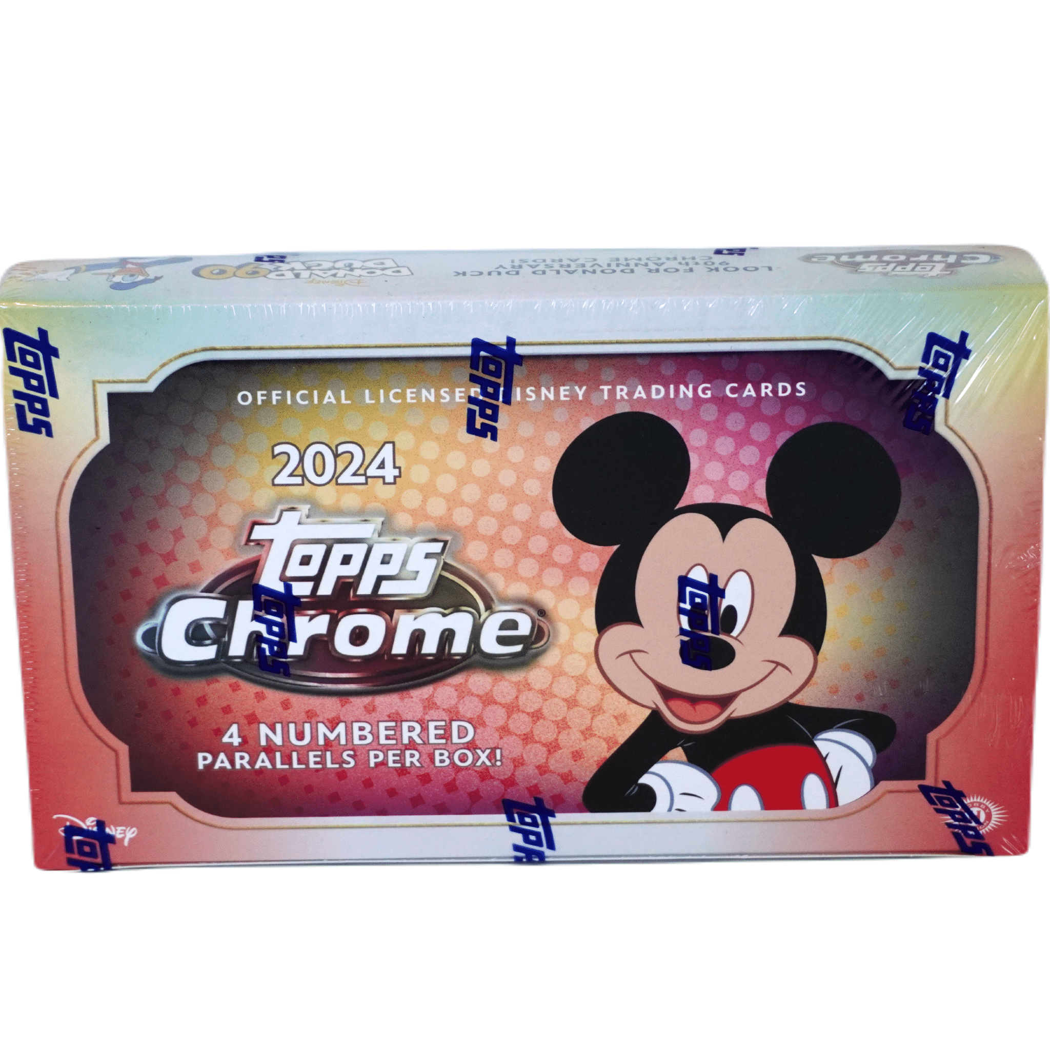 Topps Disney Chrome Box 2024 Vorderseite – Hochglanz-Sammelkarten mit Disney Klassikern & exklusiven Parallels kaufen bei Habibicards