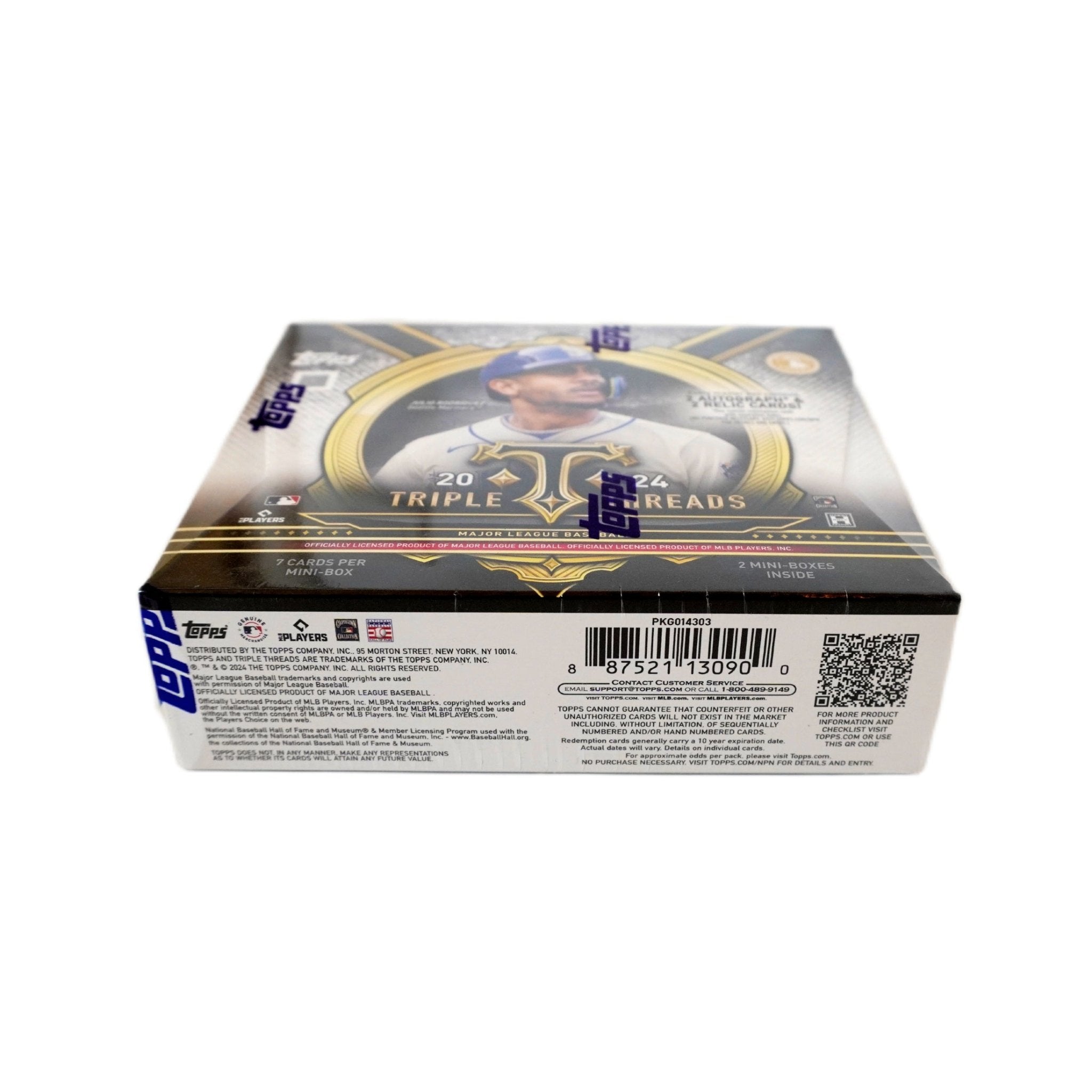Topps Triple Threads Baseball 2024 linke Seite – Hobby Box mit MLB Premium Trading Cards, Autogrammen, Relics und Parallels für Sammler kaufen bei Habibicards