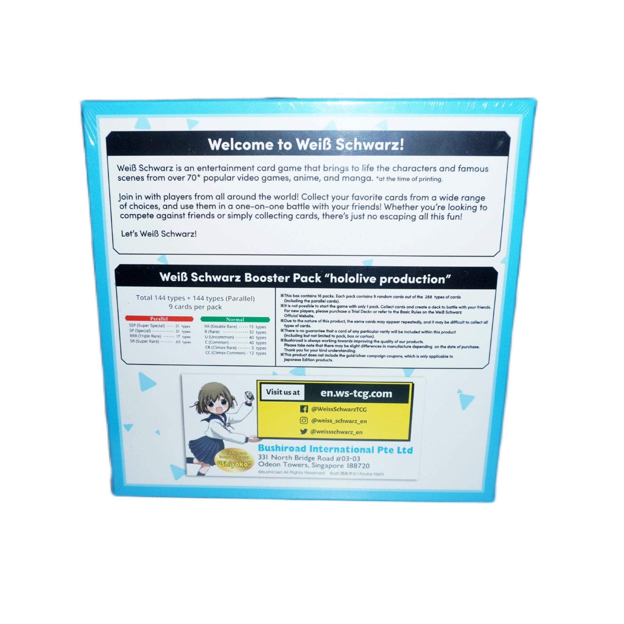 Weiß Schwarz Hololive Display ENG Inhalt – englisches Anime-TCG mit VTuber-Sammelkarten, exklusiven Boostern und Collectors Display kaufen bei Habibicards
