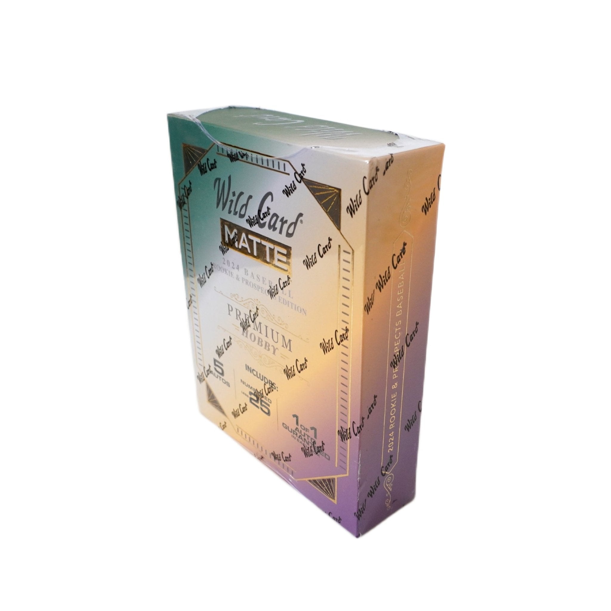 Wild Card Matte Baseball Premium Edition Hobby Box 2024 Rückseite – Sammelkarten mit Rookies, Autogrammen, Parallels, Inserts und exklusiven Premium Trading Cards kaufen bei Habibicards