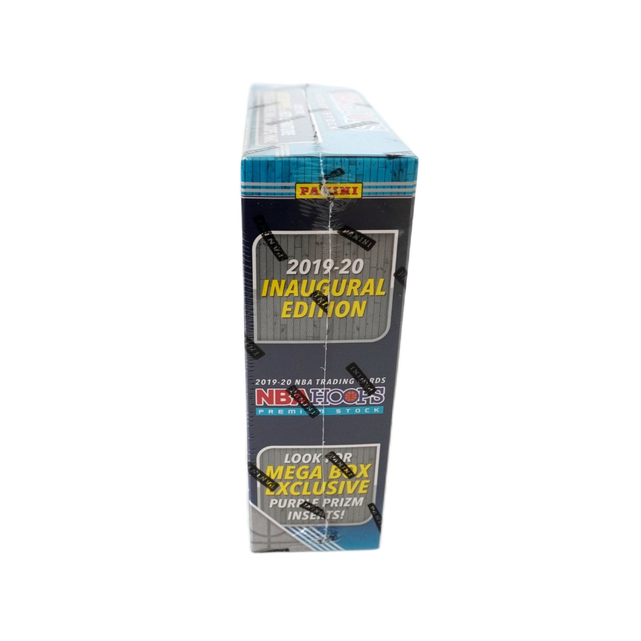 2019/20 Panini NBA Hoops Premium Stock Mega Box Blue rechte Seite – Panini Basketballkarten, NBA Trading Cards Mega Box kaufen
