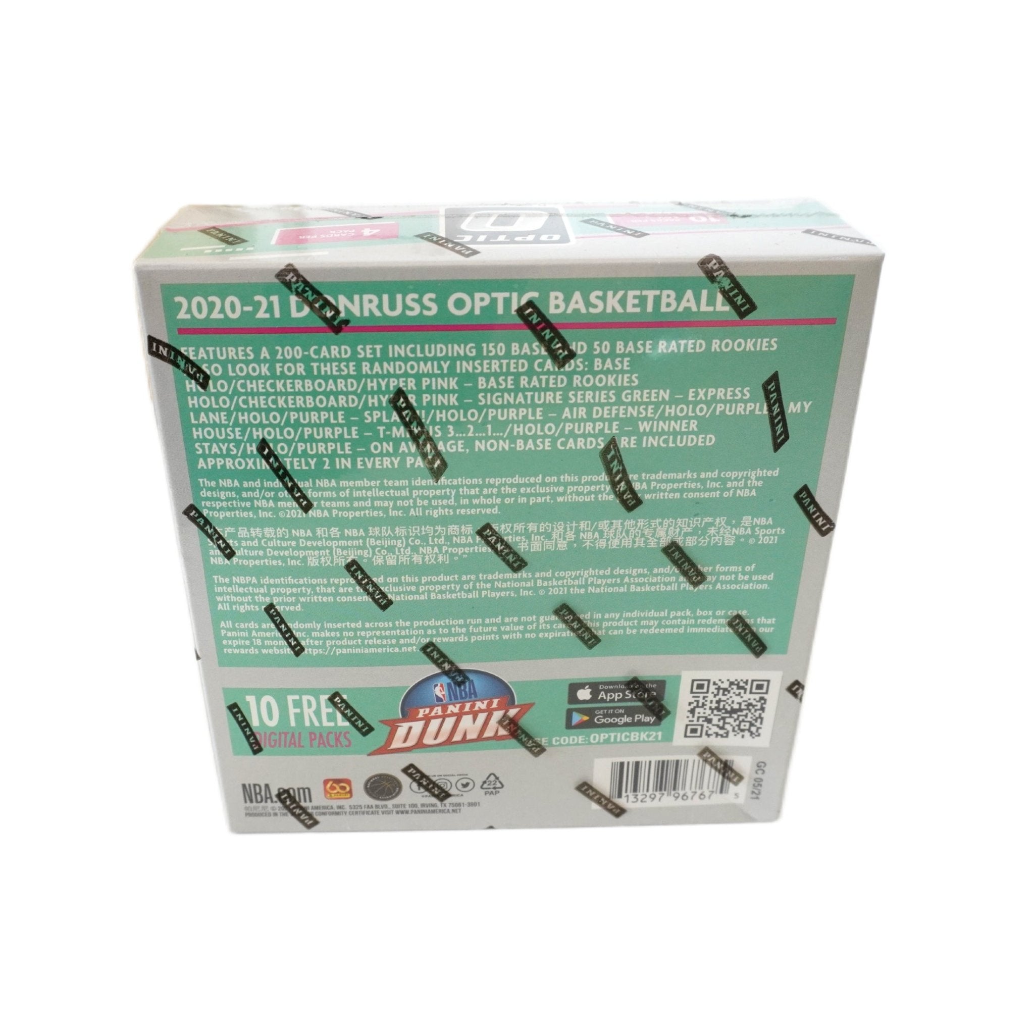 Panini Donruss Optic Basketball NBA Mega Box 2020/21 rechte Seite – NBA Trading Cards mit Hyper Pink Parallels, Rookie Cards, Rated Rookies, Inserts, Autogrammen kaufen bei Habibicards