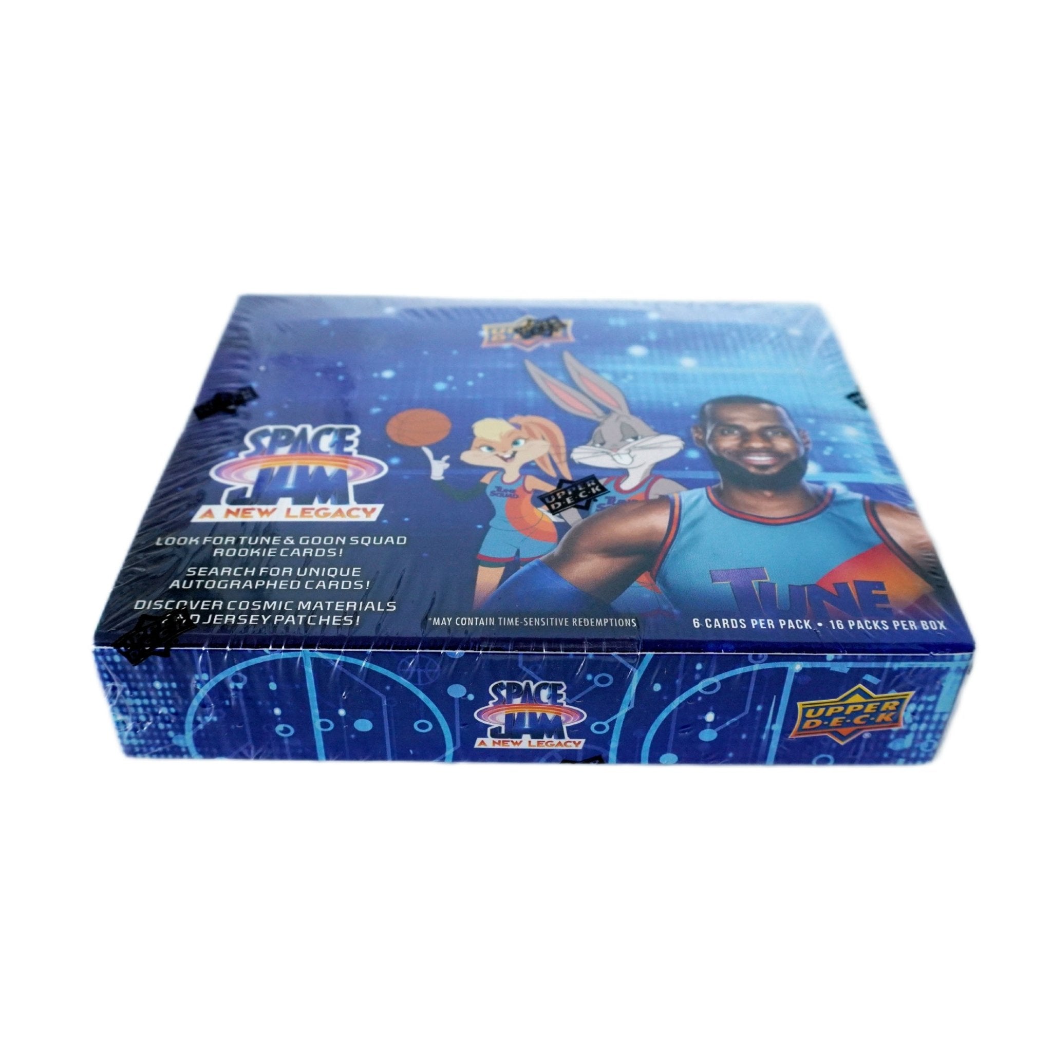 Space Jam A New Legacy Hobby Box 2021 rechte Seite – Upper Deck Karten, Looney Tunes Trading Cards, LeBron James Basketballkarten kaufen bei Habibicards