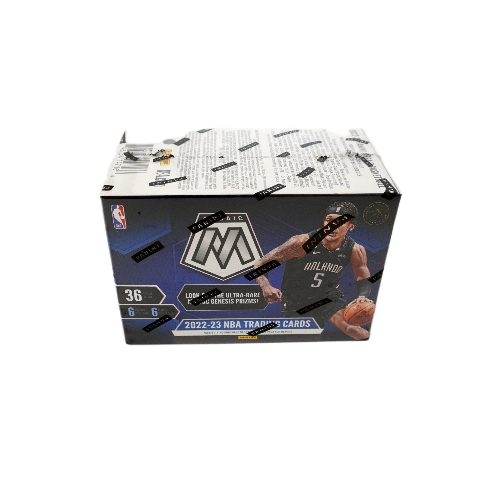 Panini Mosaic Basketball Blaster Box 2022/23 Rückseite – Inhalt, Odds, Rookie Cards, Inserts, Mosaics, Parallels, Autogramme, NBA Basketballkarten kaufen bei Habibicards