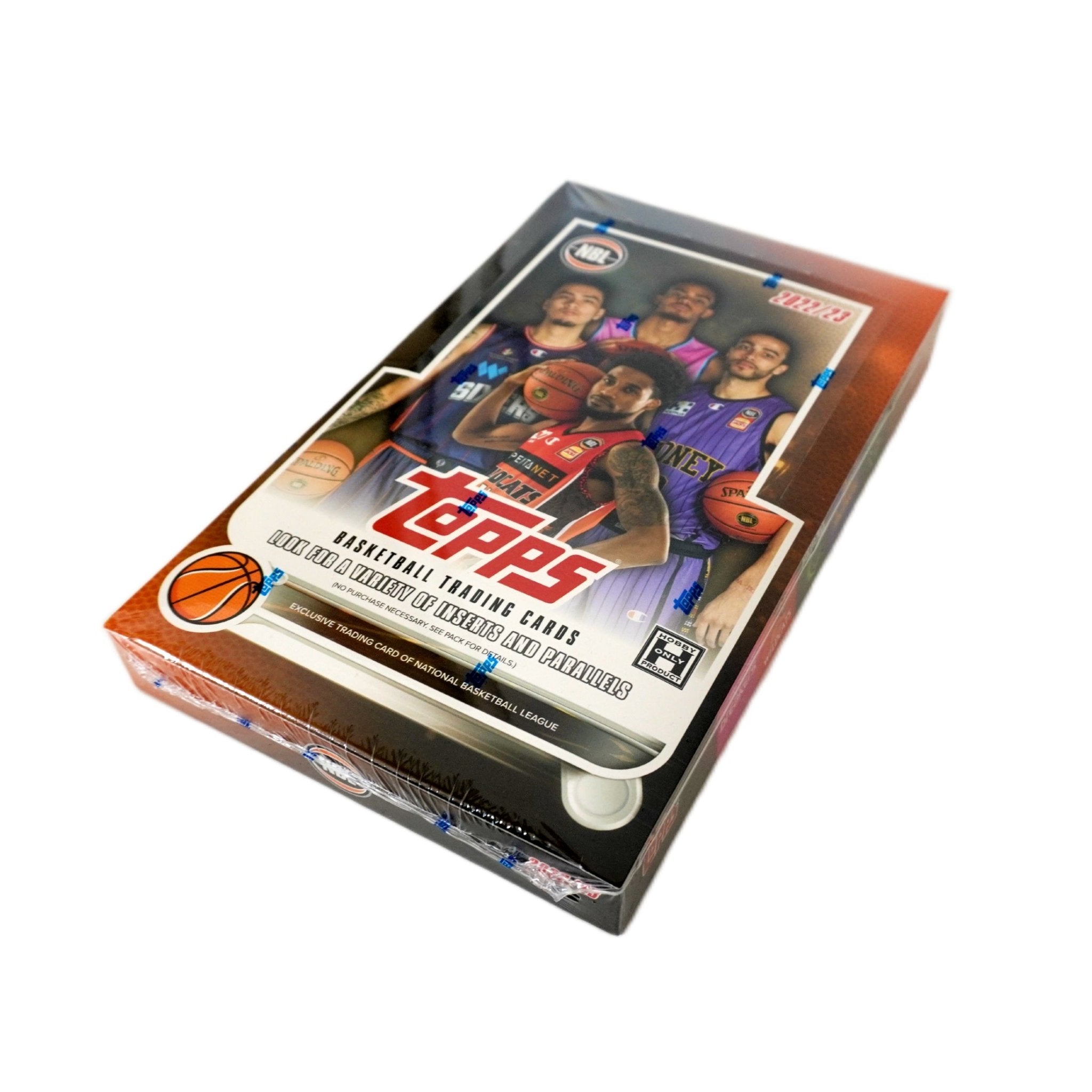 Topps NBL Basketball Hobby Box 2022/23 Seitenansicht – Topps Trading Cards, australische NBL Basketballkarten, Hobby Box günstig kaufen bei Habibicards