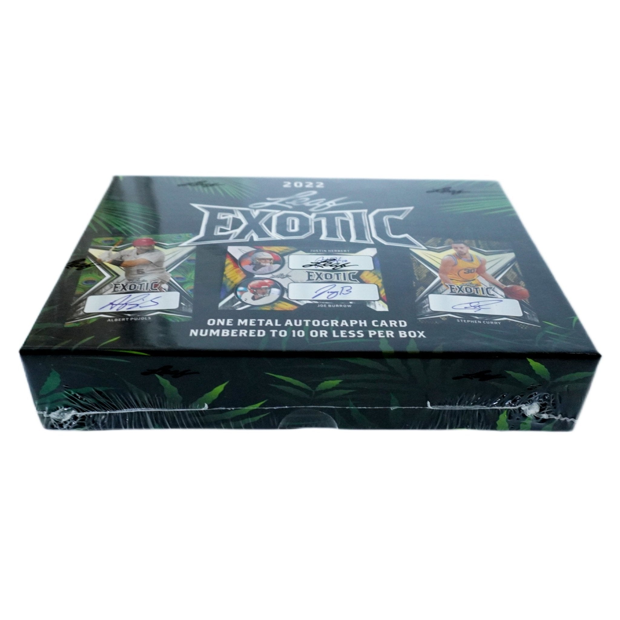 Leaf Exotic Multi Sport Hobby Box 2022 rechte Seite – Multi Sport Hobby Box, Autogramme von Top-Stars, Rare Inserts, exklusive Trading Cards kaufen bei Habibicards